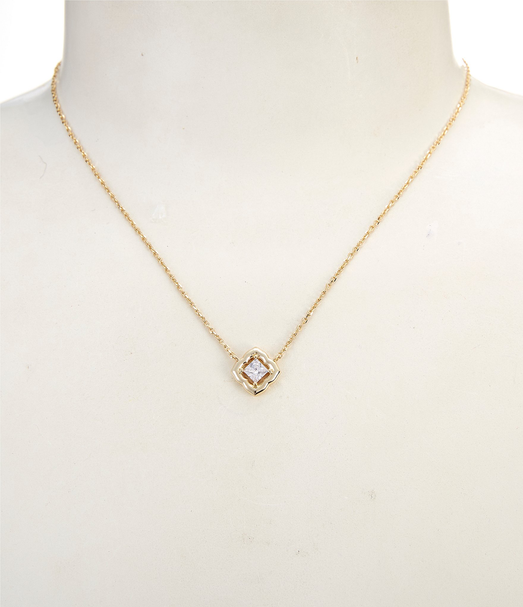 Kendra Scott Mallory Crystal Short Pendant Necklace