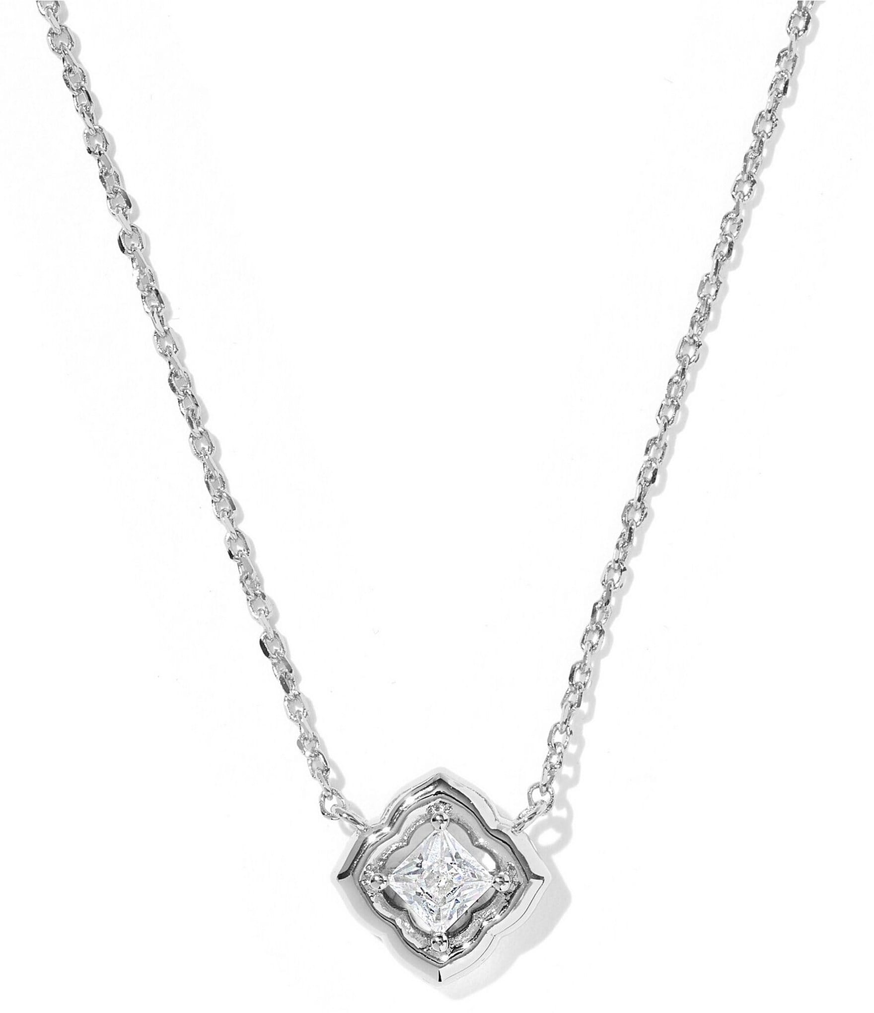 Kendra Scott Mallory Crystal Short Pendant Necklace