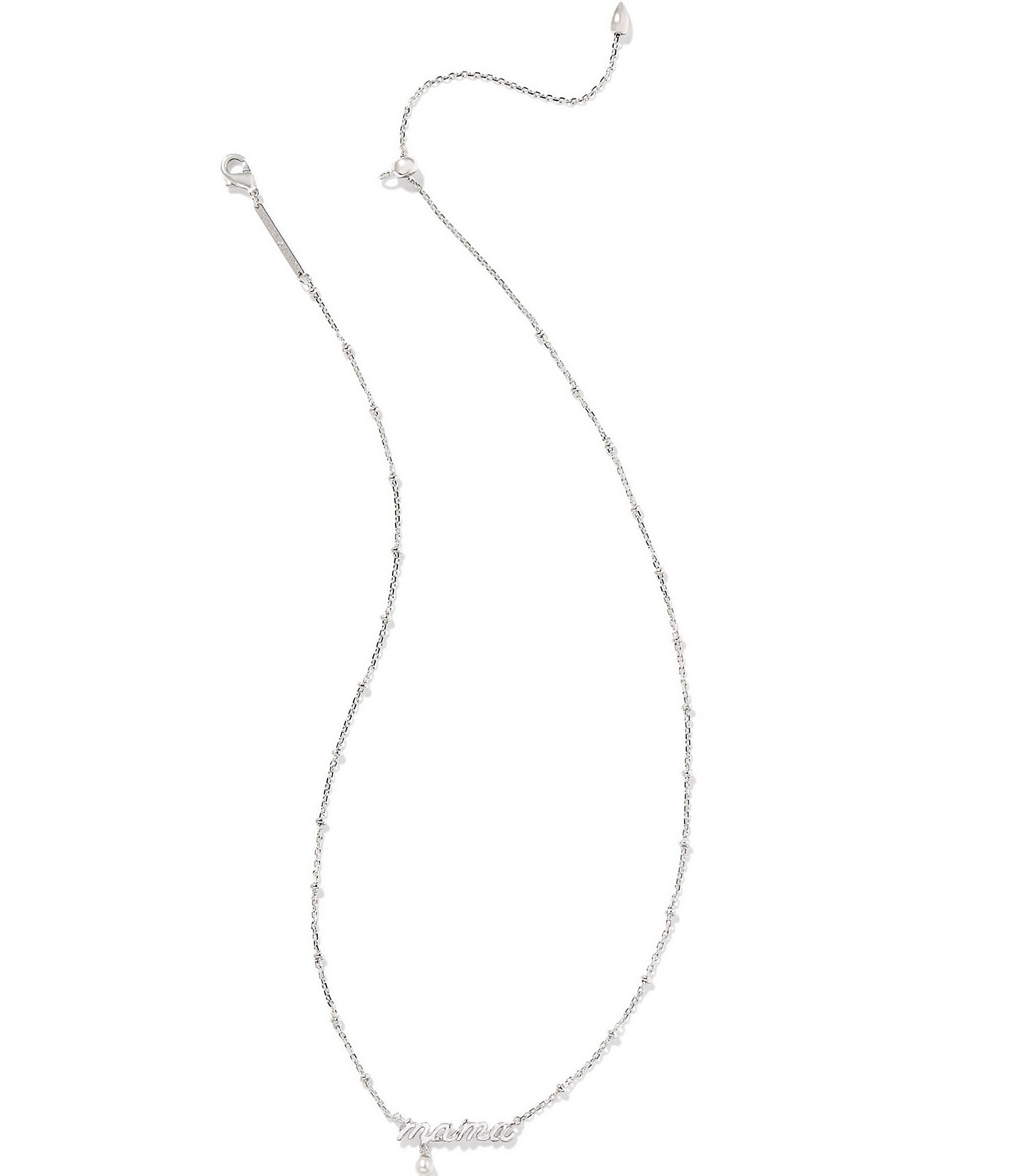 Kendra Scott Mama Script Short Pendant Necklace