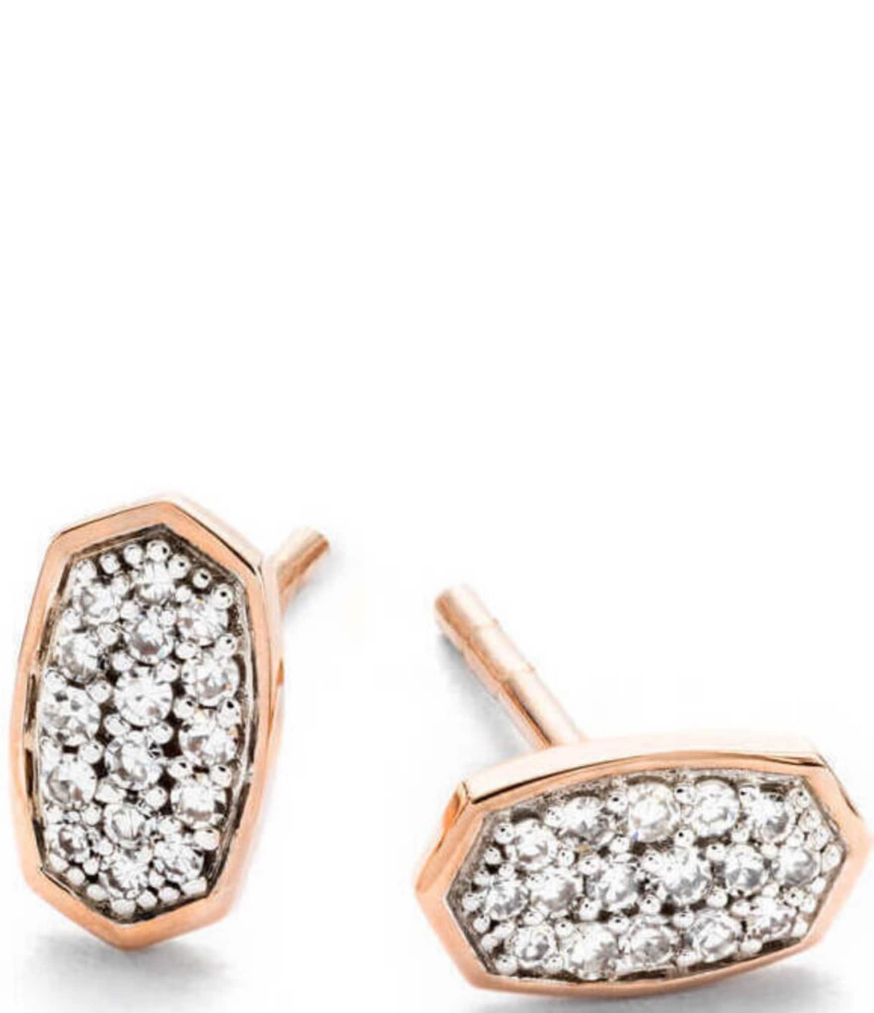 Kendra Scott Marisa 14k Rose Gold Stud Earrings