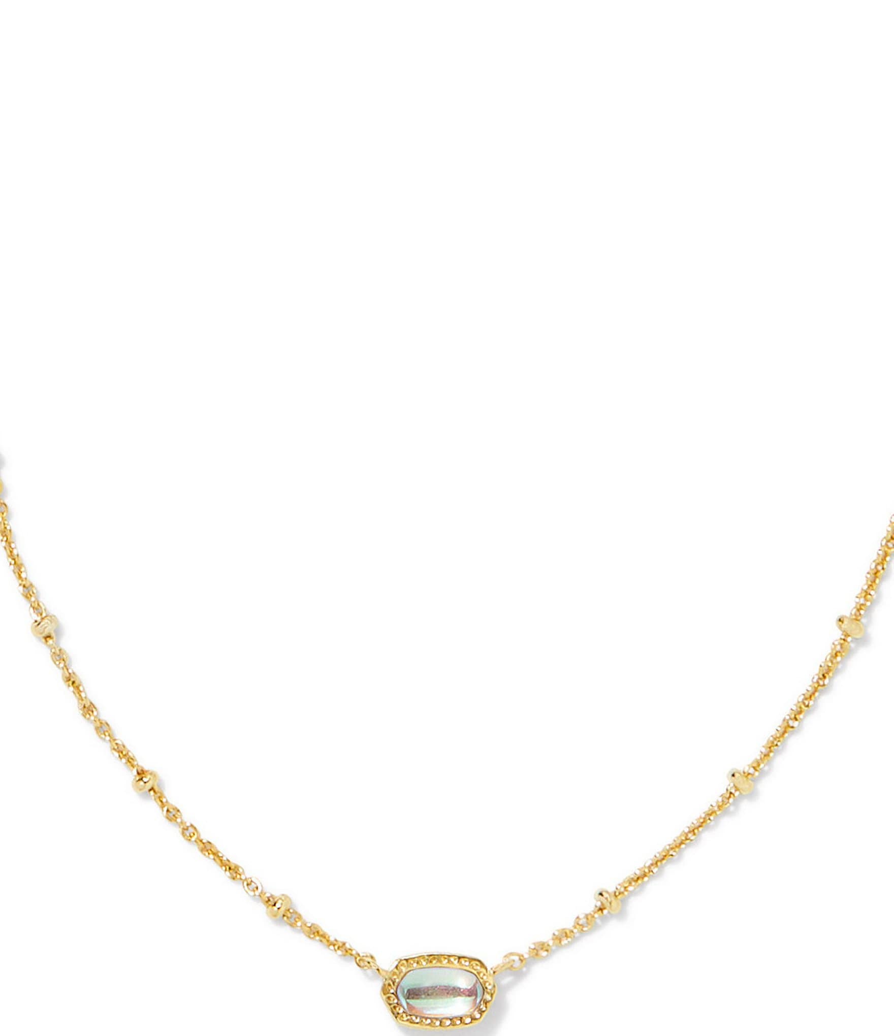 Kendra Scott Mini Elisa Satellite 14K Gold Short Pendant Necklace