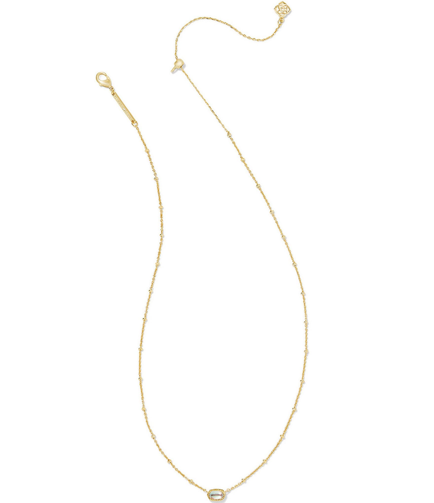 Kendra Scott Mini Elisa Satellite 14K Gold Short Pendant Necklace