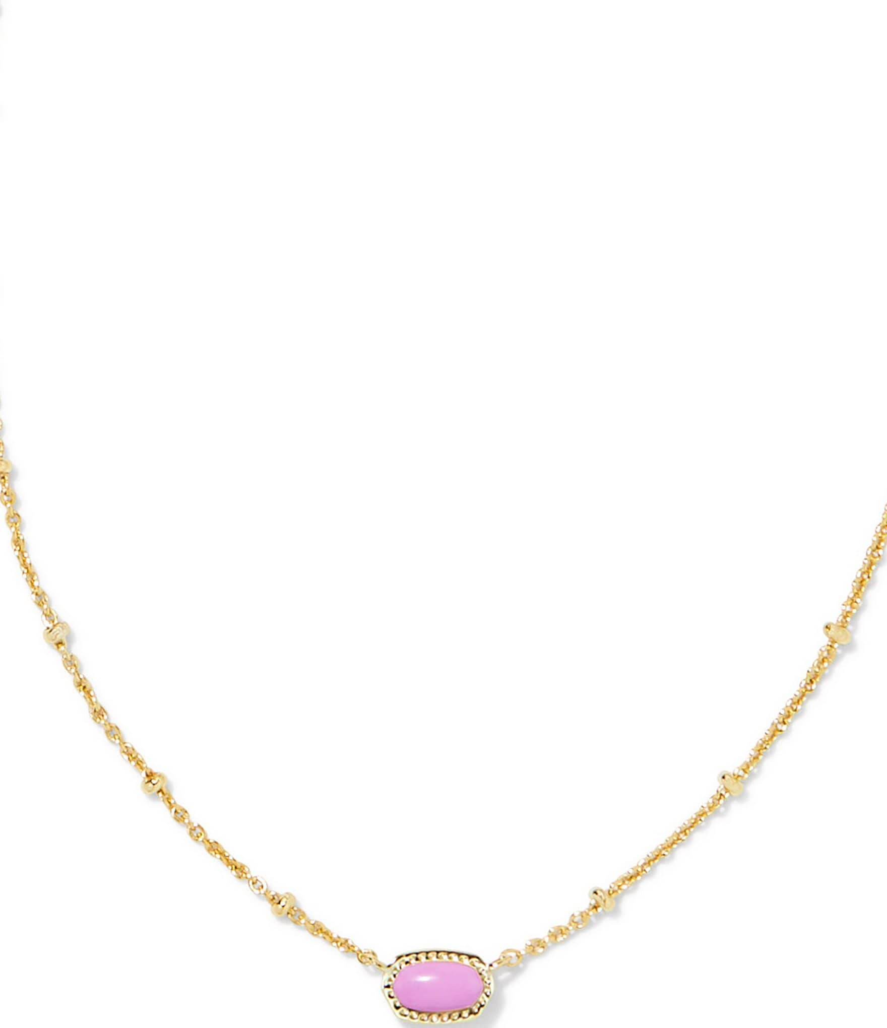 Kendra Scott Mini Elisa Satellite 14K Gold Short Pendant Necklace