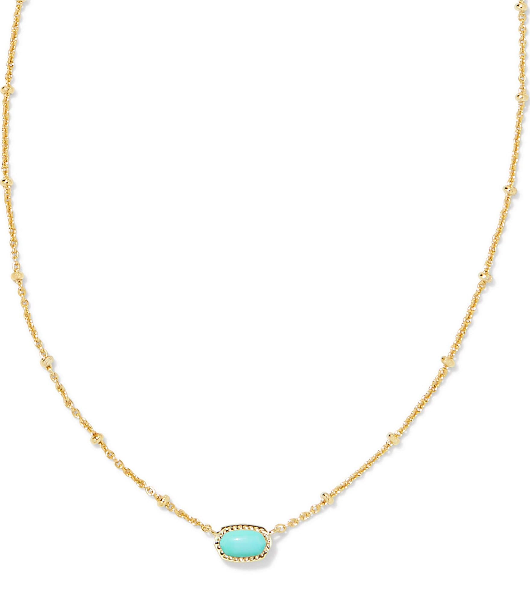 Kendra Scott Mini Elisa Satellite 14K Gold Short Pendant Necklace