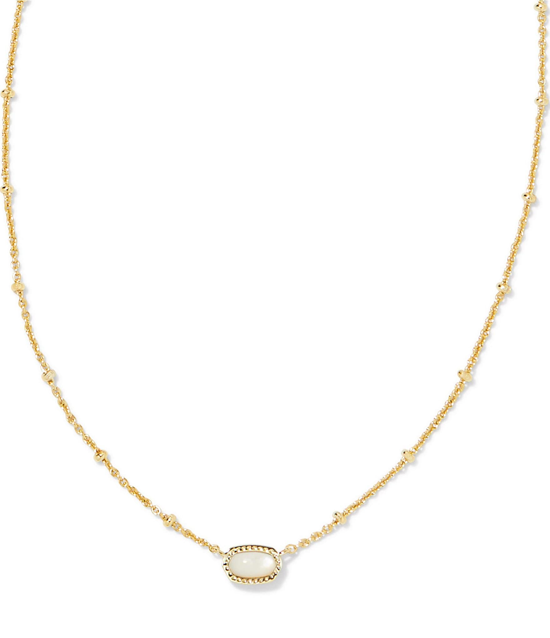 Kendra Scott Mini Elisa Satellite 14K Gold Short Pendant Necklace