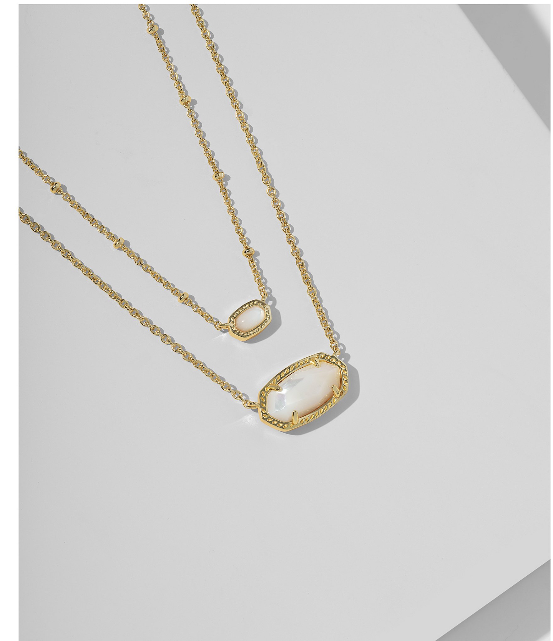 Kendra Scott Mini Elisa Satellite 14K Gold Short Pendant Necklace