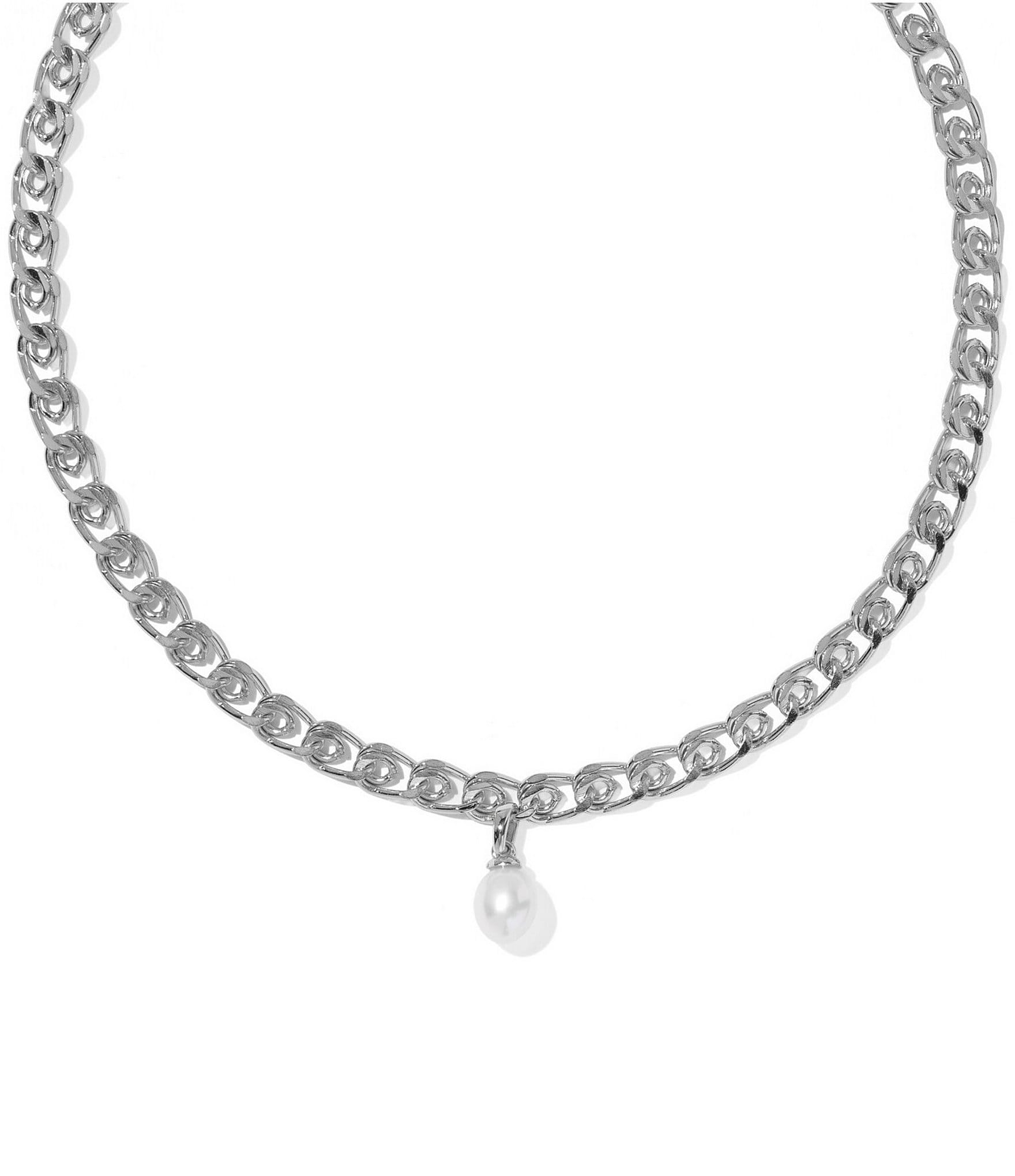 Kendra Scott Oakland Pearl Short Pendant Necklace