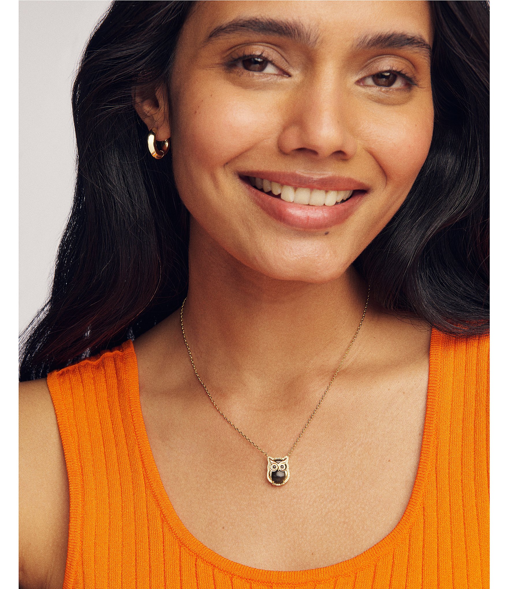 Kendra Scott Owl Short Pendant Necklace
