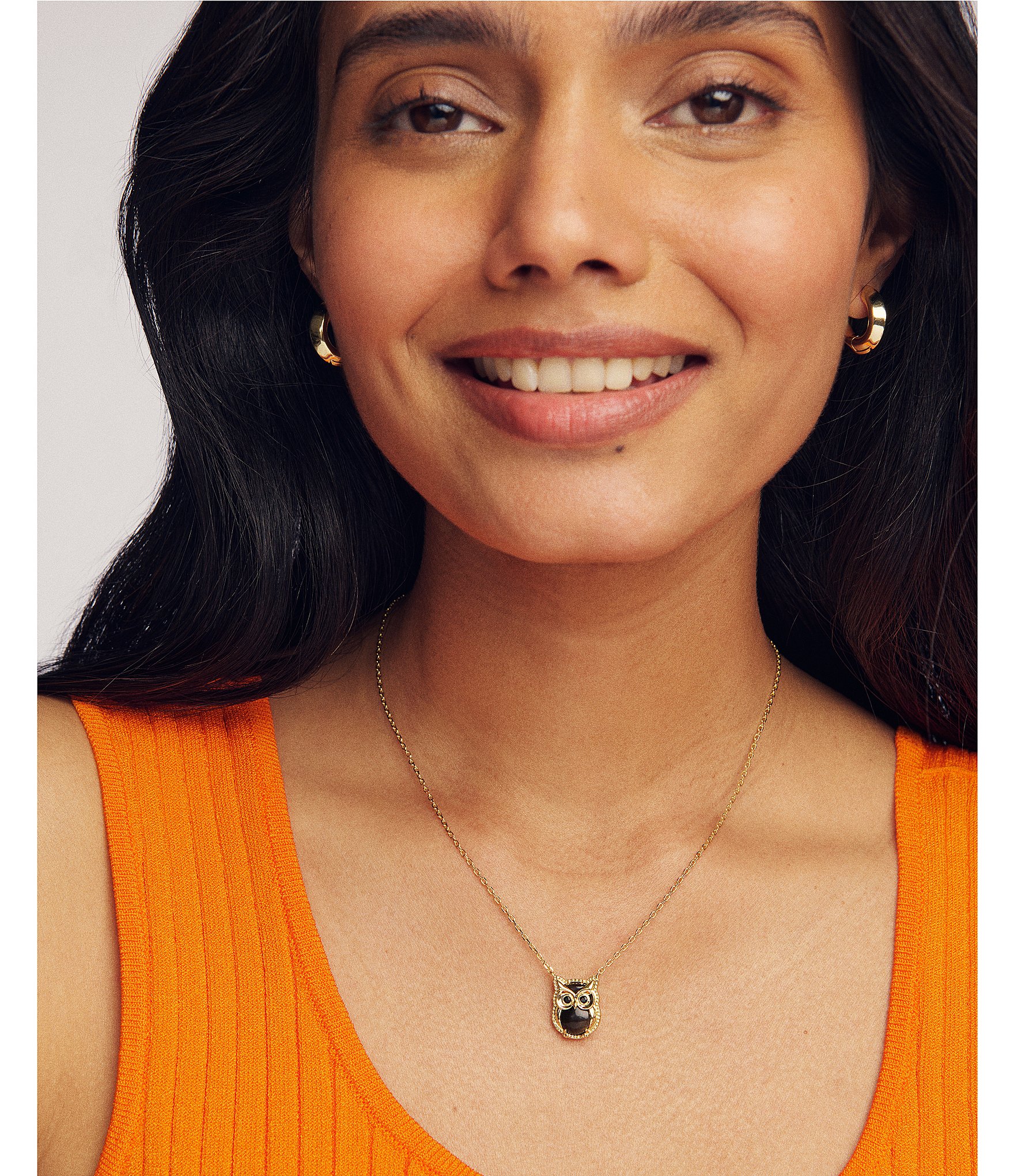 Kendra Scott Owl Short Pendant Necklace