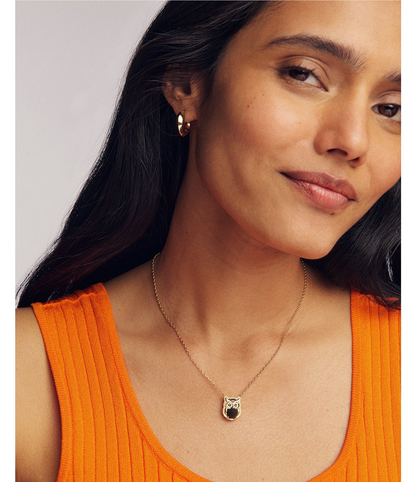 Kendra Scott Owl Short Pendant Necklace