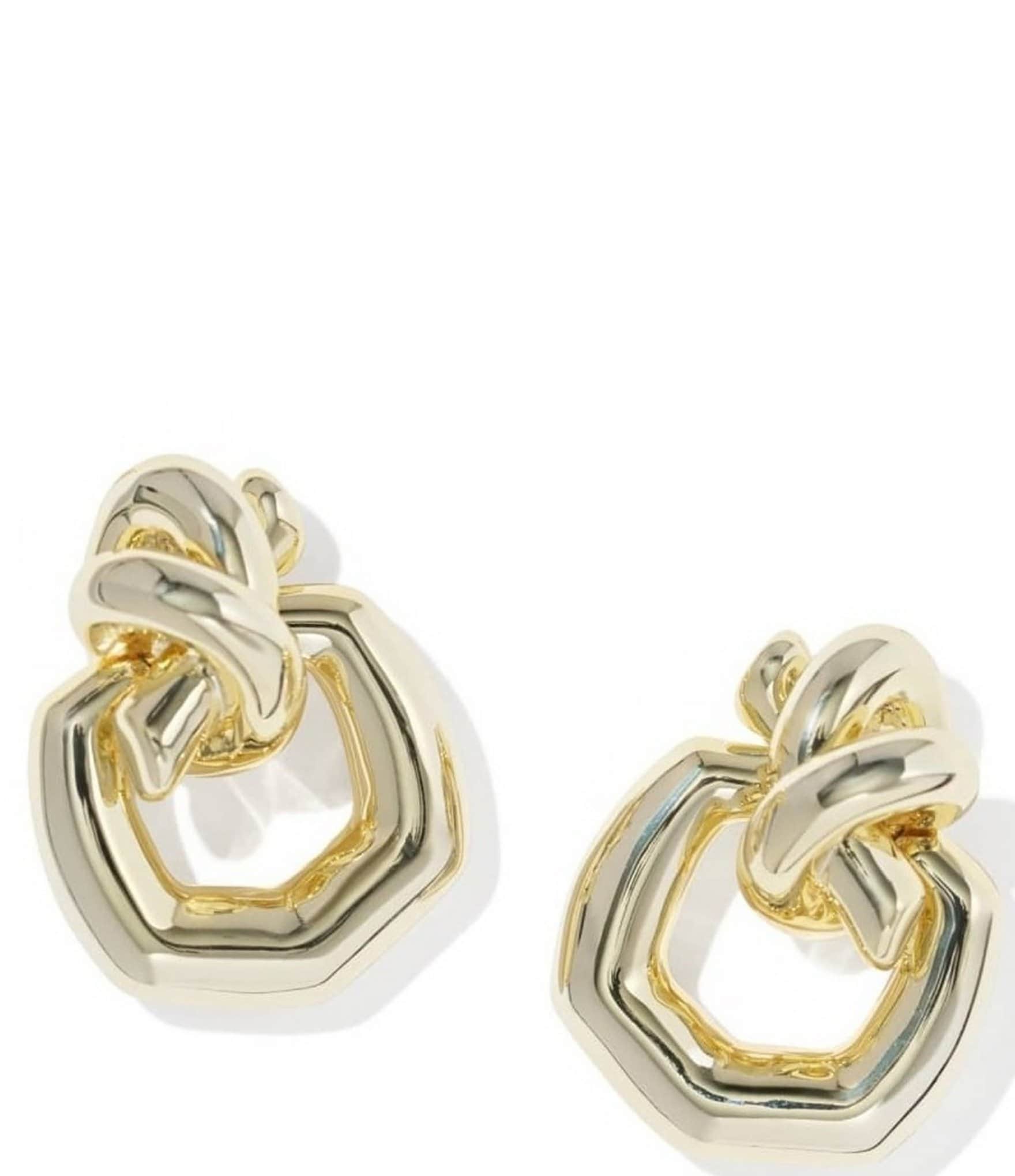 Kendra Scott Parker Knot Open Frame Drop Earrings