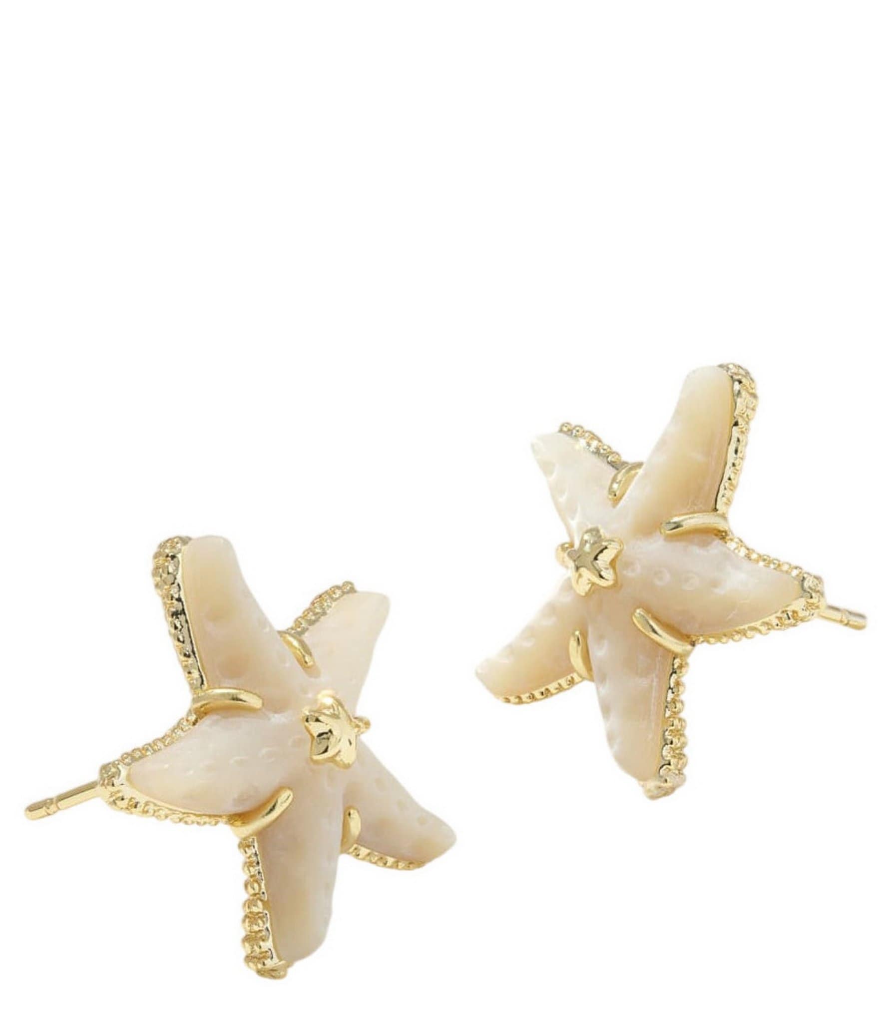 Kendra Scott Parker Pearl Starfish Stud Earrings
