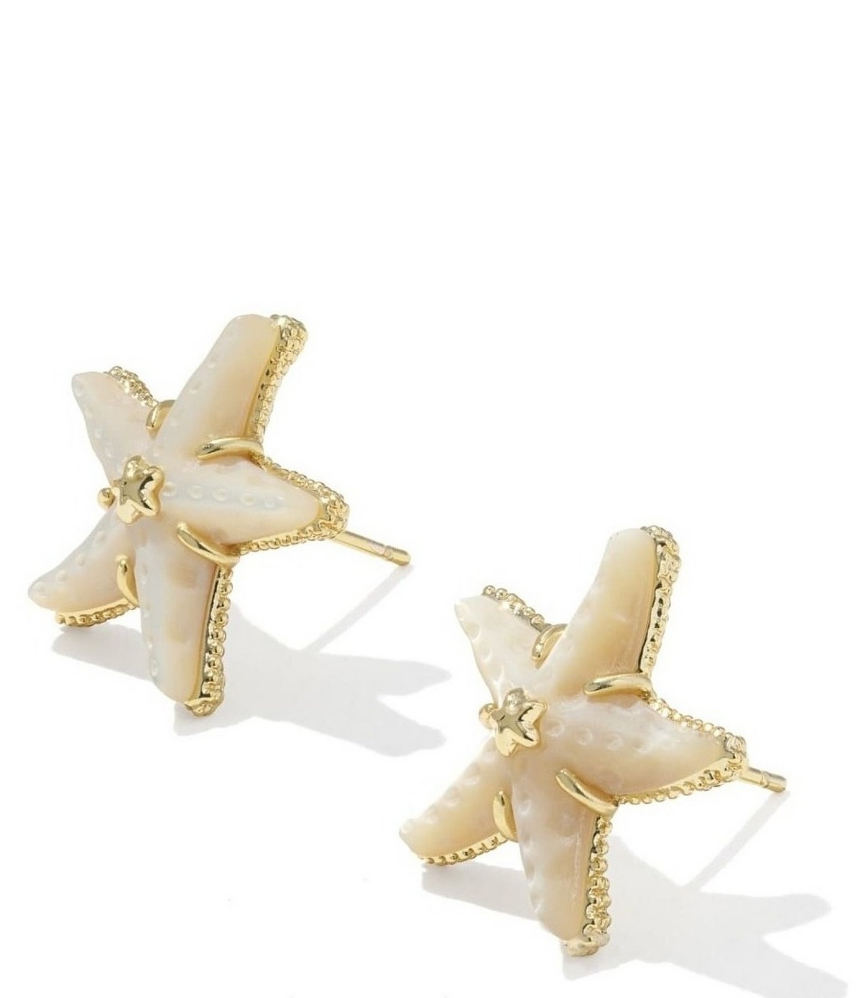 Kendra Scott Parker Pearl Starfish Stud Earrings