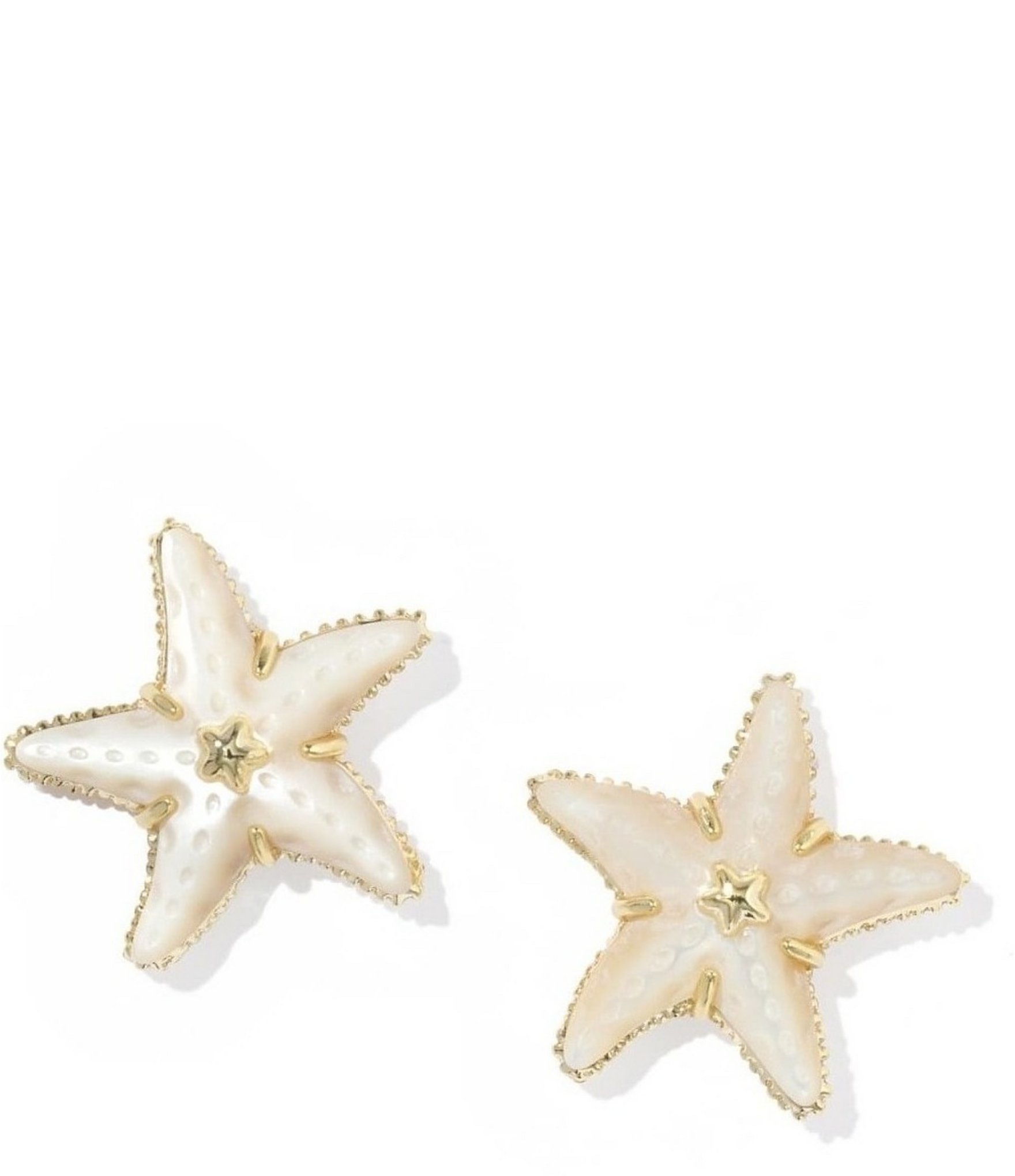 Kendra Scott Parker Pearl Starfish Stud Earrings