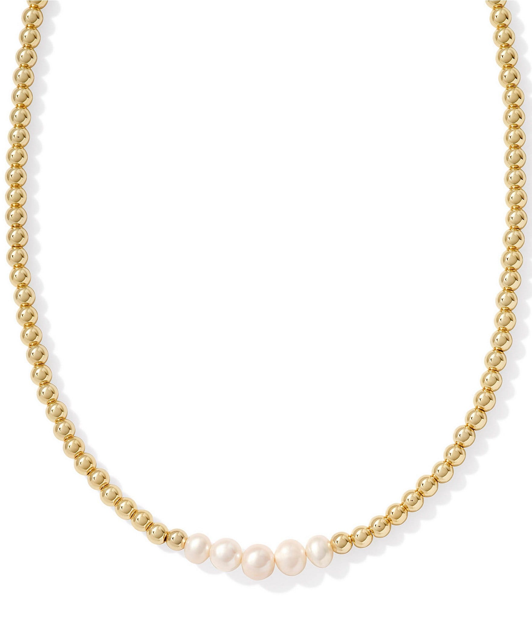 Kendra Scott Pearl Eve Beaded Short Multi Strand Necklace