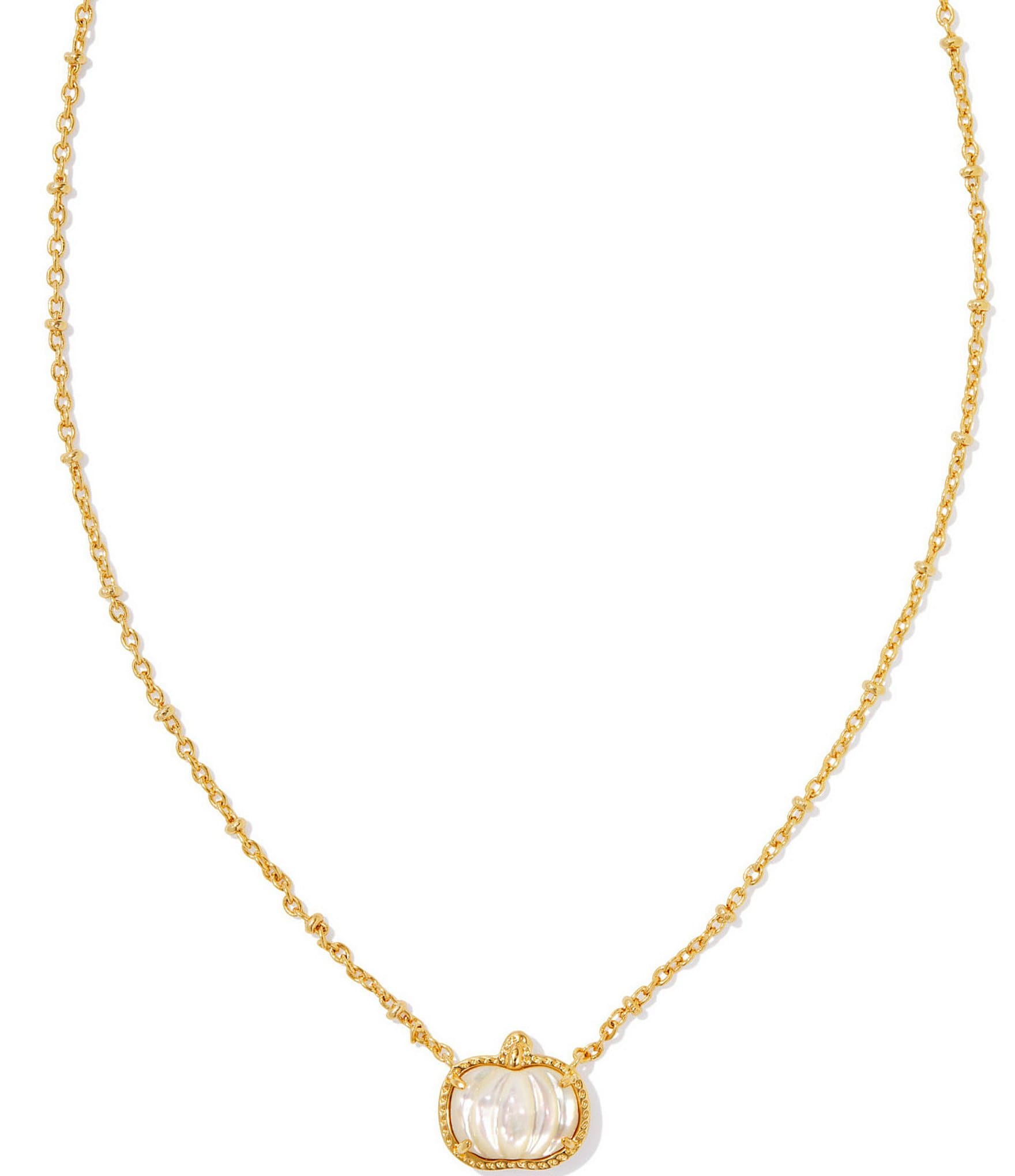 Kendra Scott Pumpkin Short Pendant Necklace