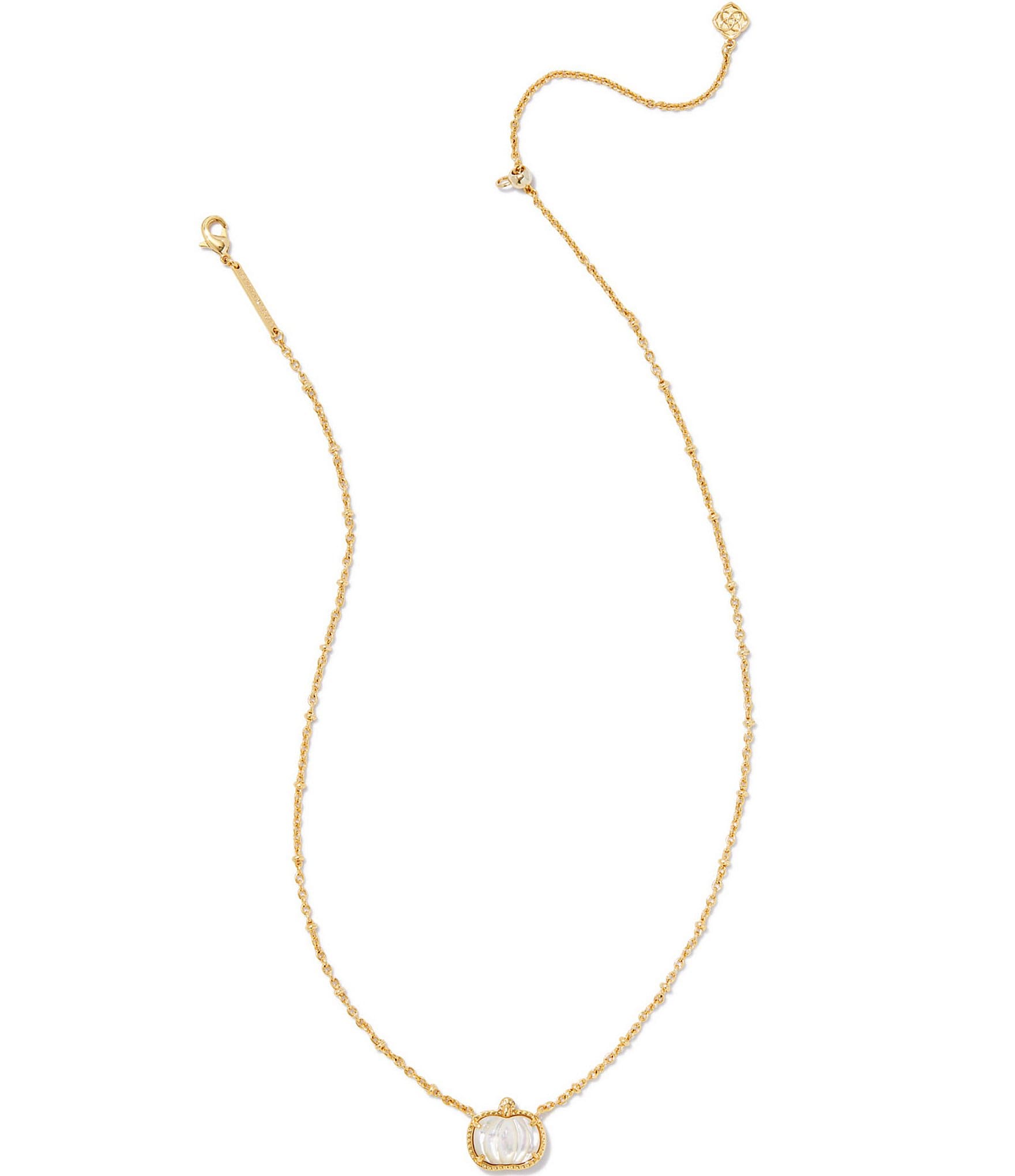 Kendra Scott Pumpkin Short Pendant Necklace