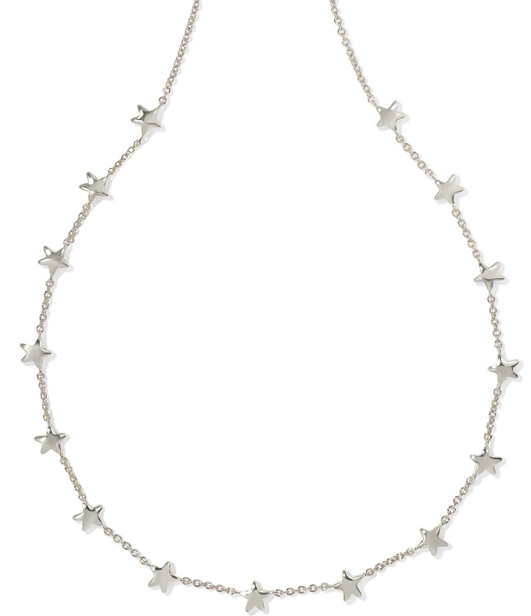 Kendra buy Scott balck and silver long strand necklace