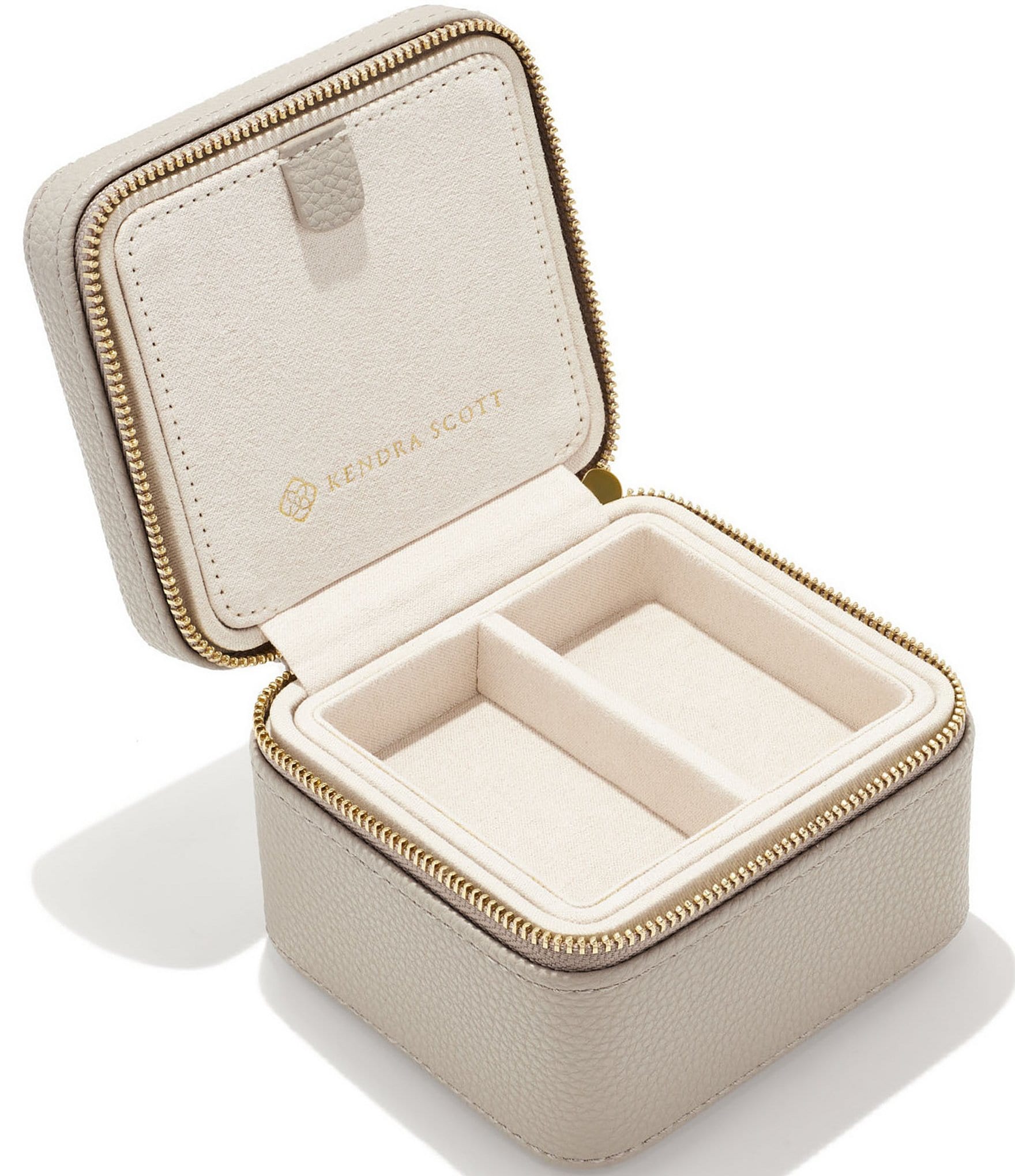 Kendra Scott Small Travel Jewelry Case in Taupe