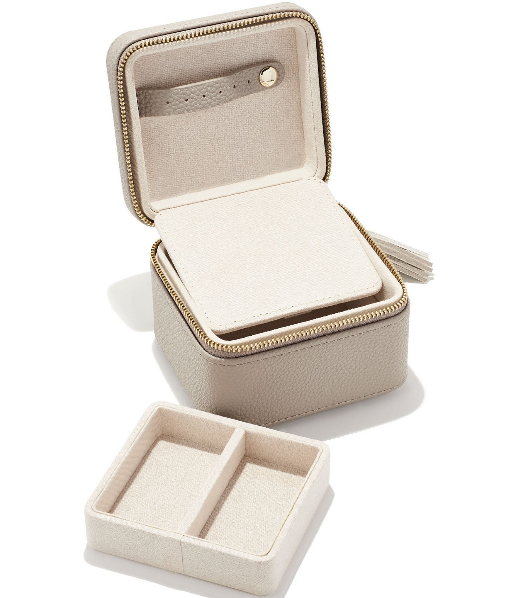 Kendra Scott Small Travel Jewelry Case in Taupe