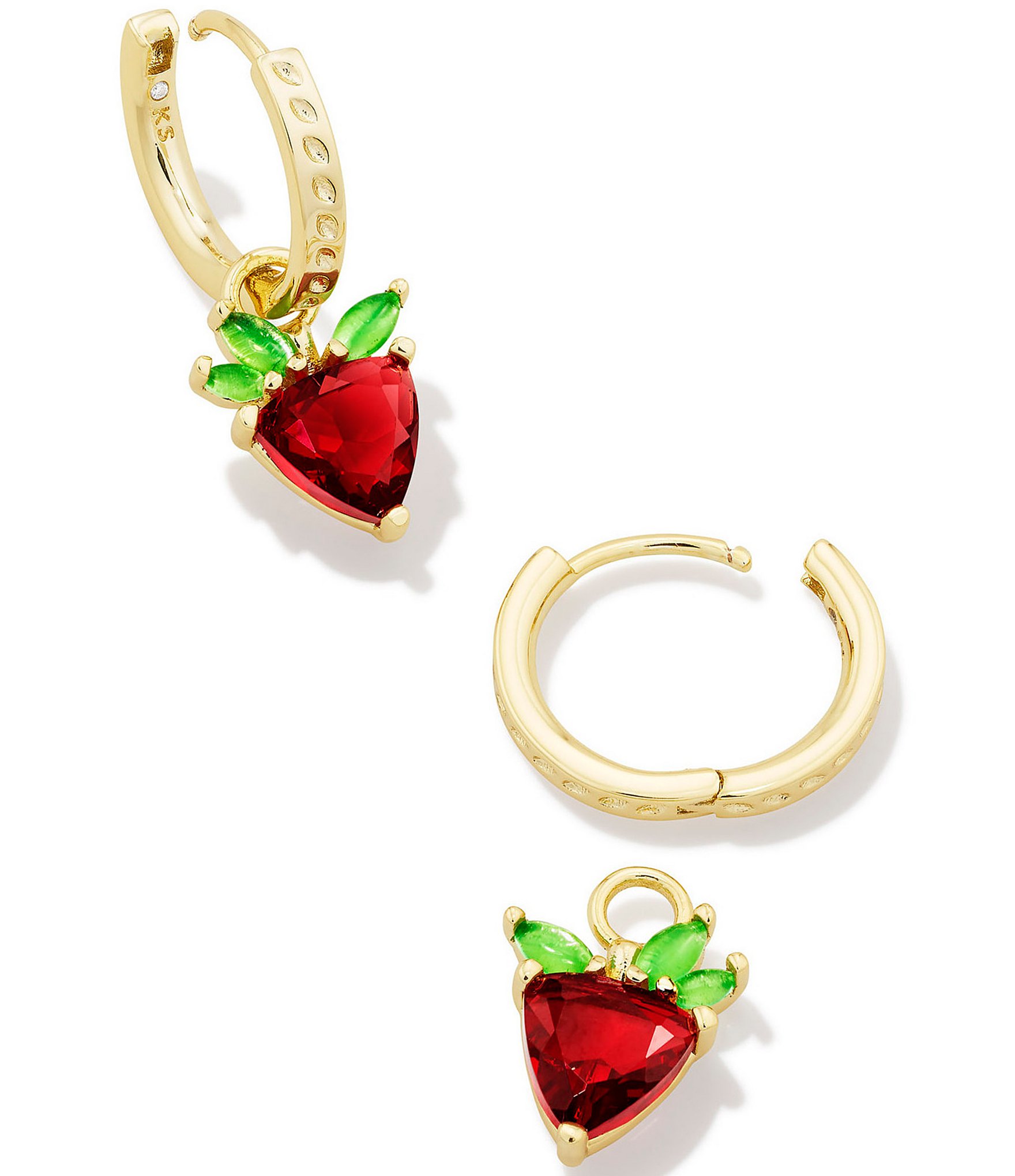 Kendra Scott Strawberry Huggie Hoop Earrings