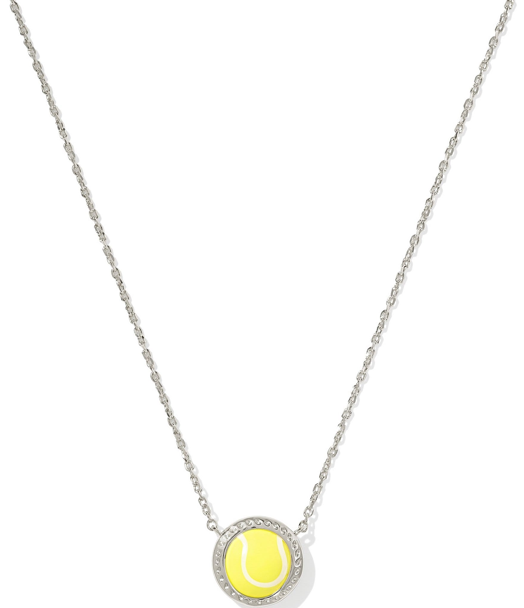 Kendra Scott Tennis Ball Short Pendant Necklace