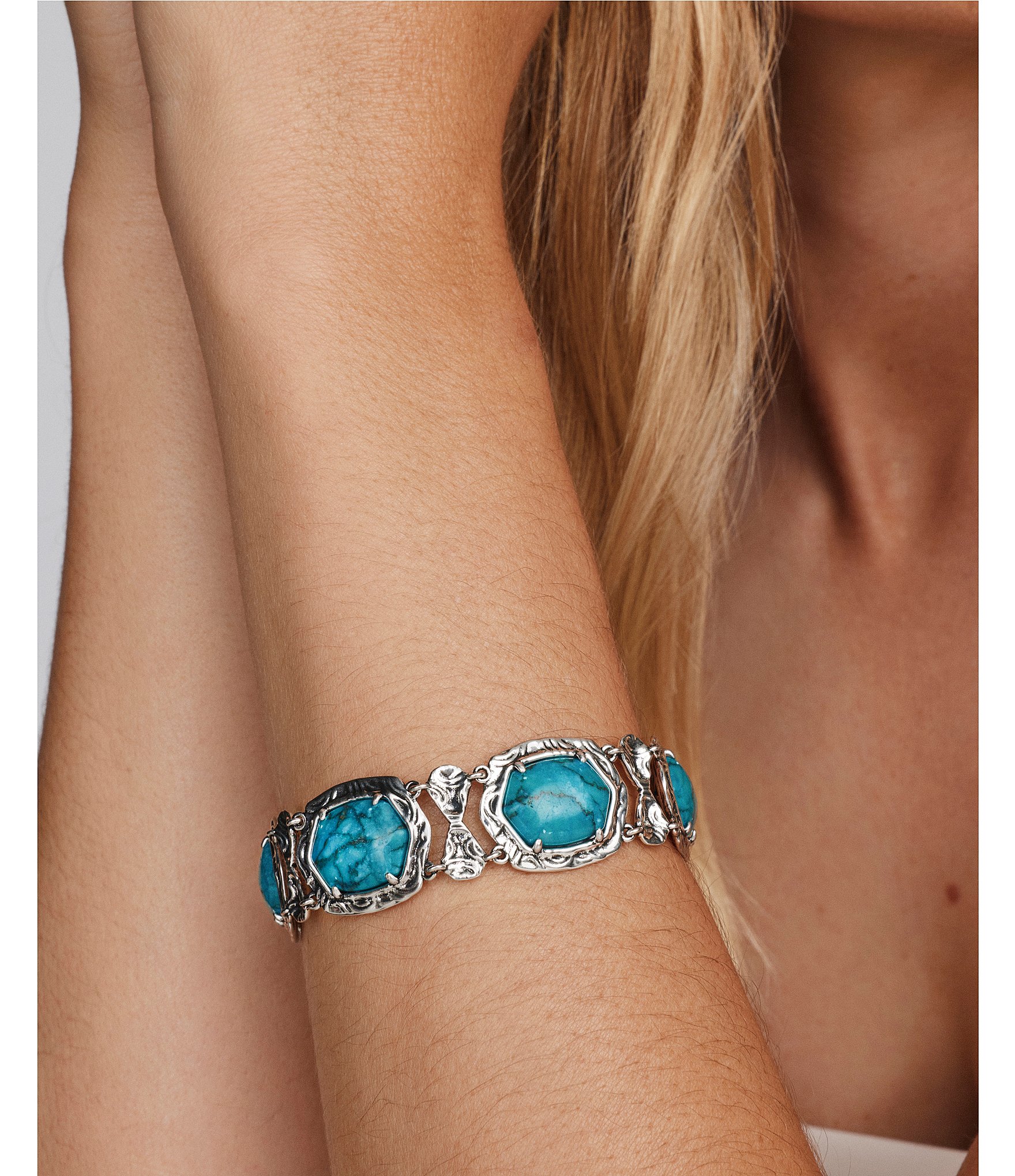 Kendra Scott Daphne Tiger Striped Safari Statement Cuff Bracelet