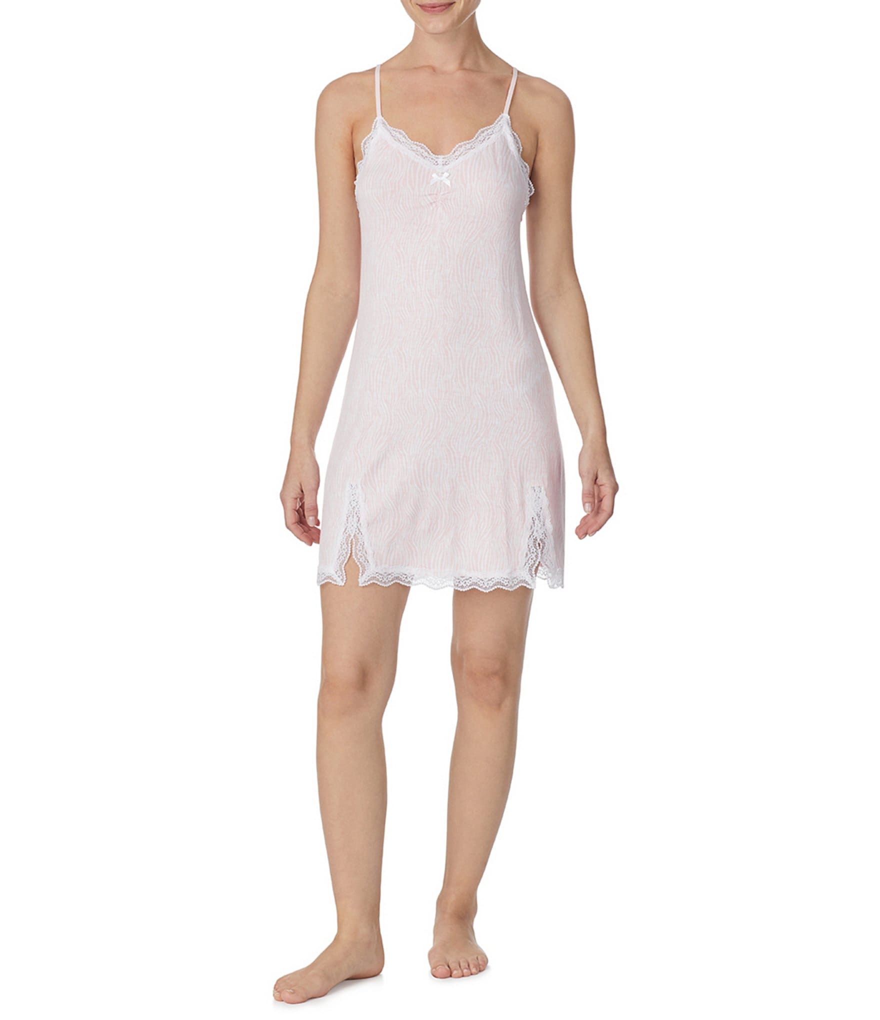 In Bloom by Jonquil Satin & Lace Long Nightgown | Dillard's