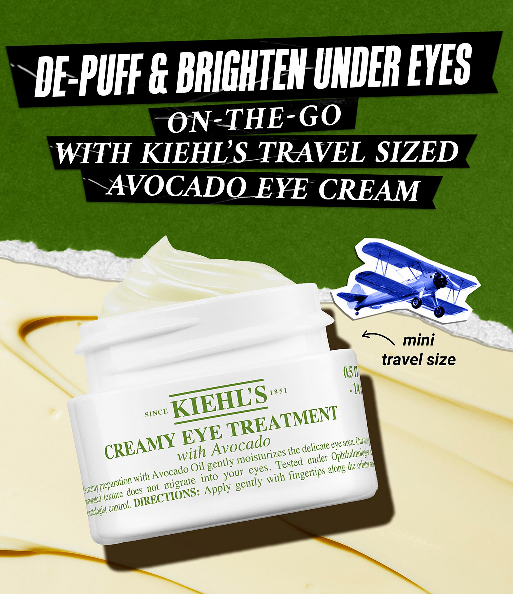 Kiehl's Since 1851 Creamy Eye Treatment with Avocado - Brightening and Hydrating Eye Cream