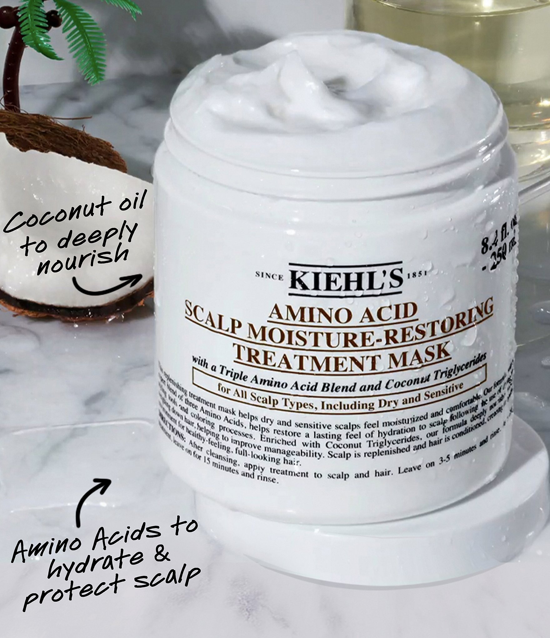 Kiehl's Since 1851 Amino Acid Moisture-Restoring Dry Scalp Treatment Mask