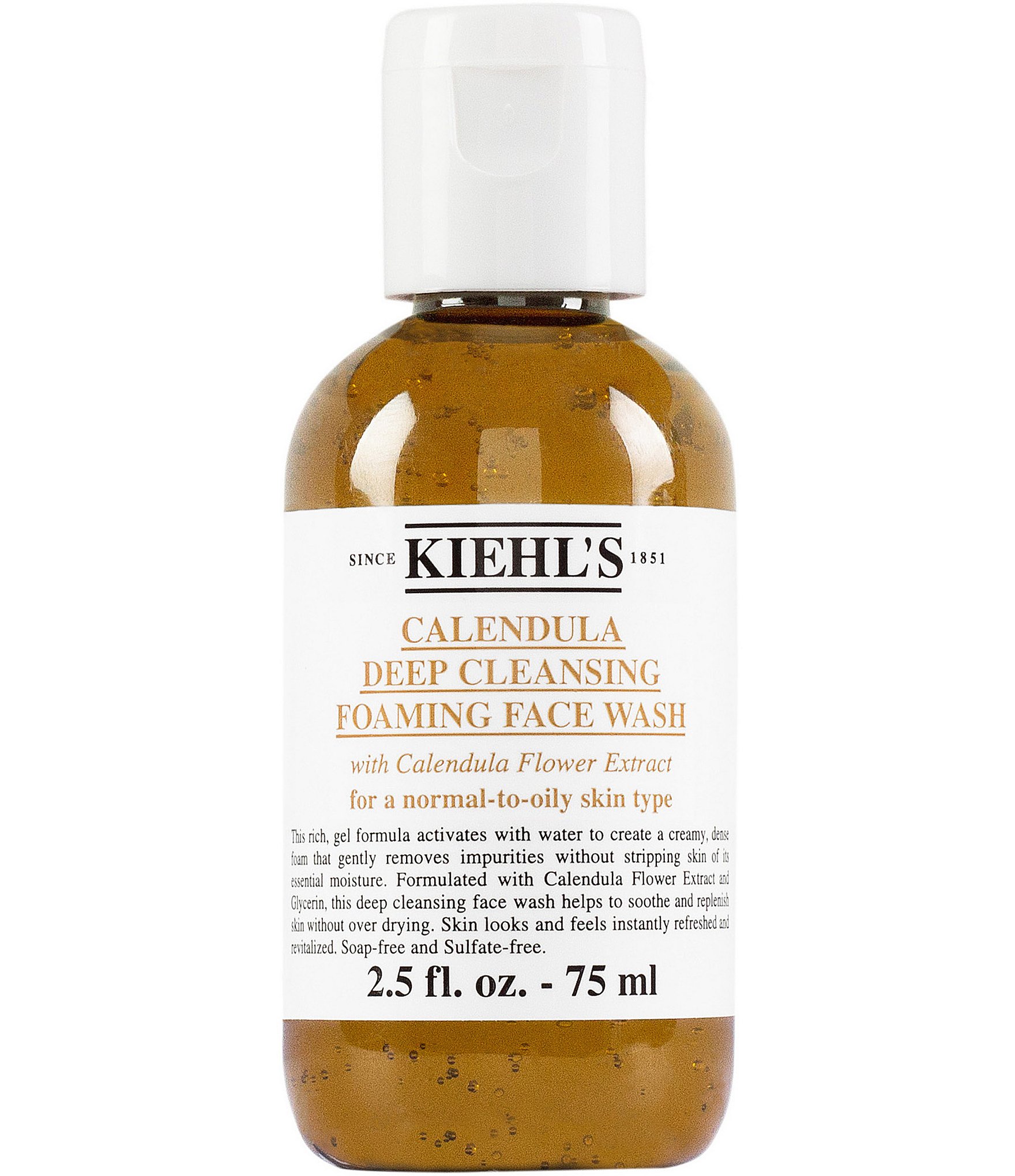 Kiehl's Since 1851 Calendula Deep Cleansing Foaming Face Wash, 2.5 oz