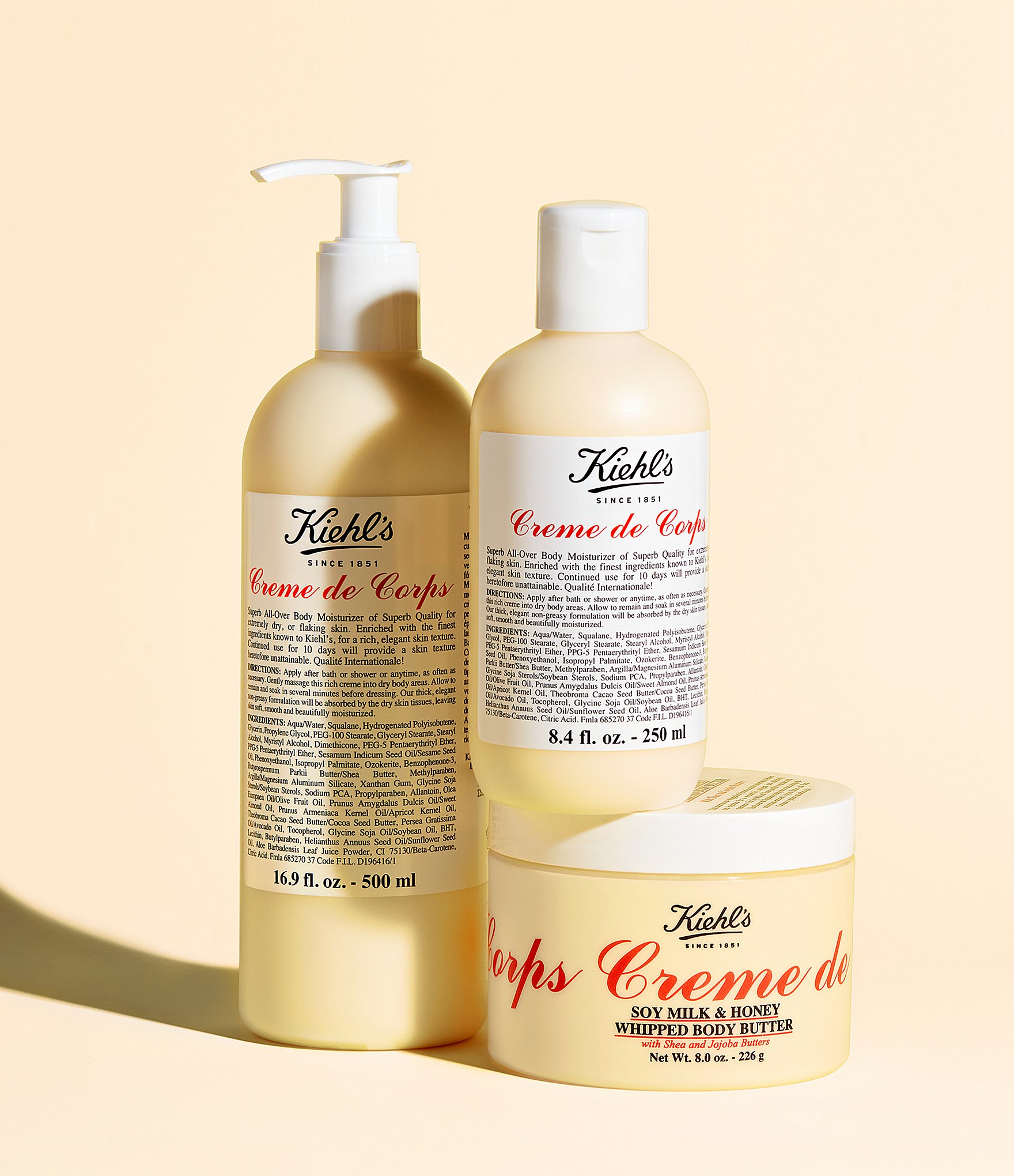 Kiehl's Since 1851 Creme de Corps Soy Milk & Honey Whipped Body Butter