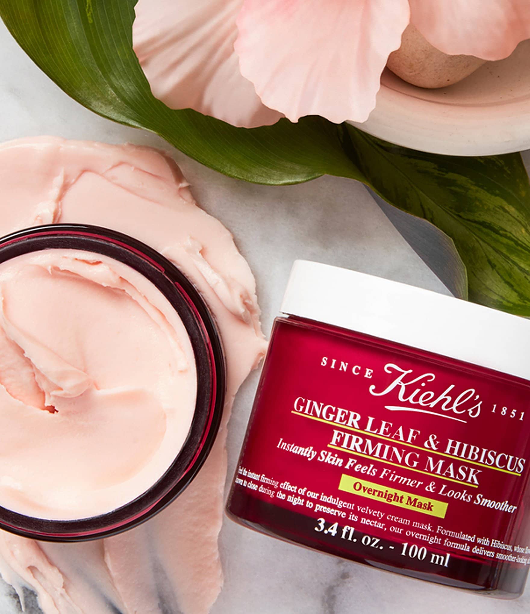 Kiehl's Since 1851 Ginger Leaf & Hibiscus Firming Overnight Face Mask Treatment