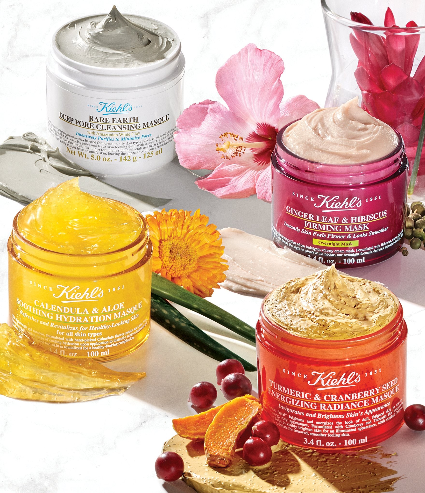 Kiehl's Since 1851 Ginger Leaf & Hibiscus Firming Overnight Face Mask Treatment