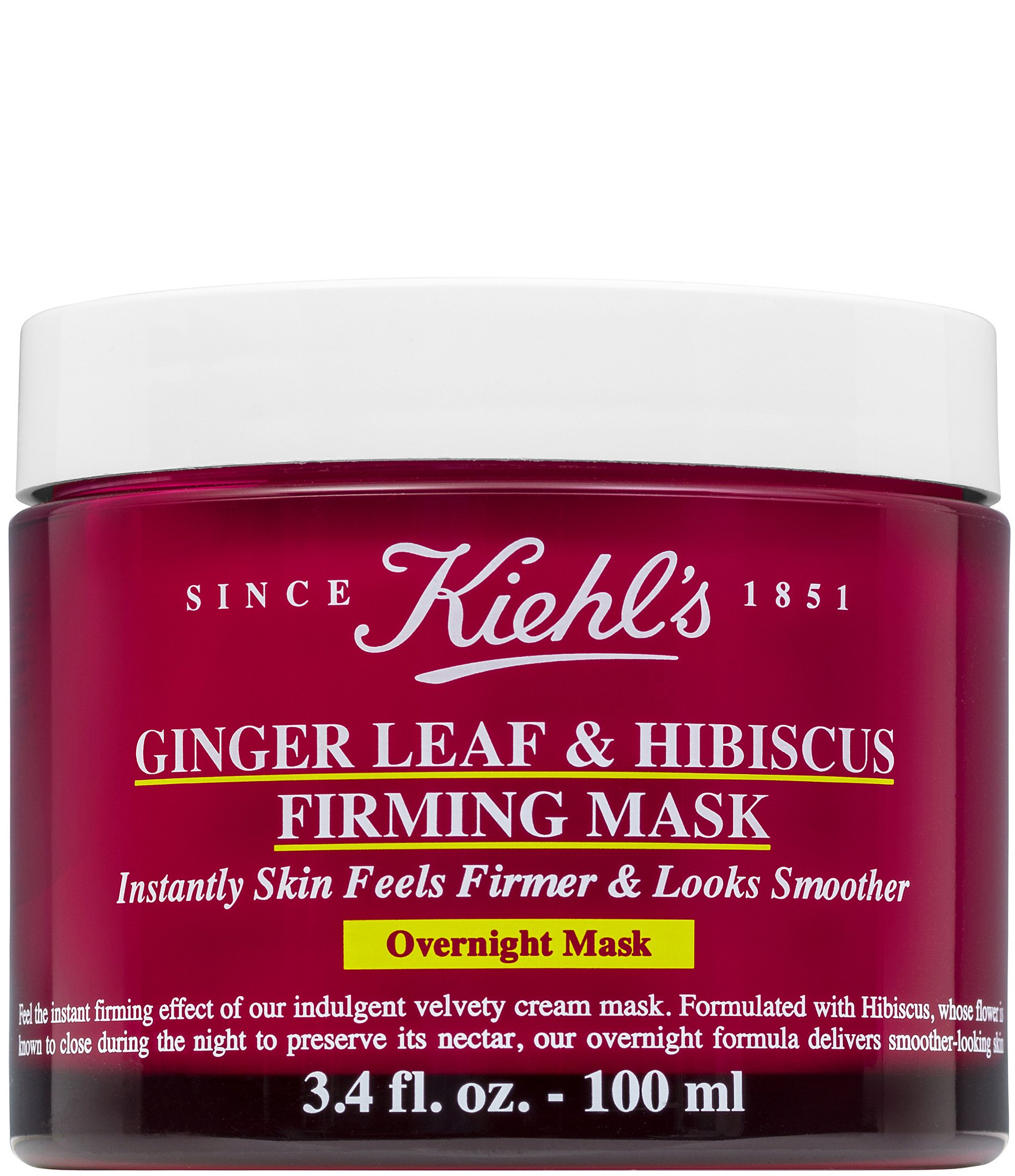 gen Meningsløs analyse Kiehl's Since 1851 Ginger Leaf & Hibiscus Firming Overnight Face Mask  Treatment | Dillard's