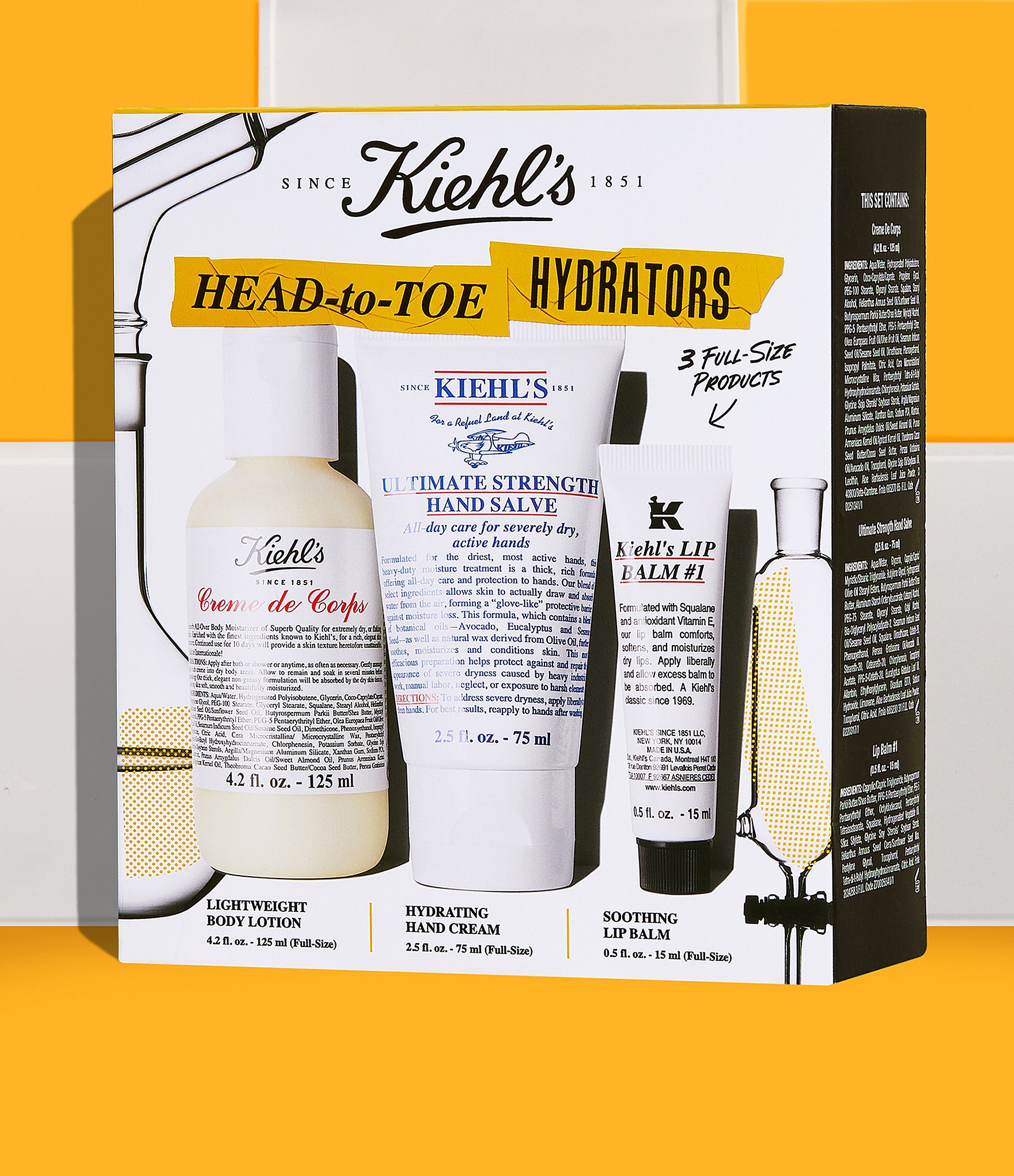 Kiehl's Since 1851 Head-To-Toe Hydrators 3-Piece Set