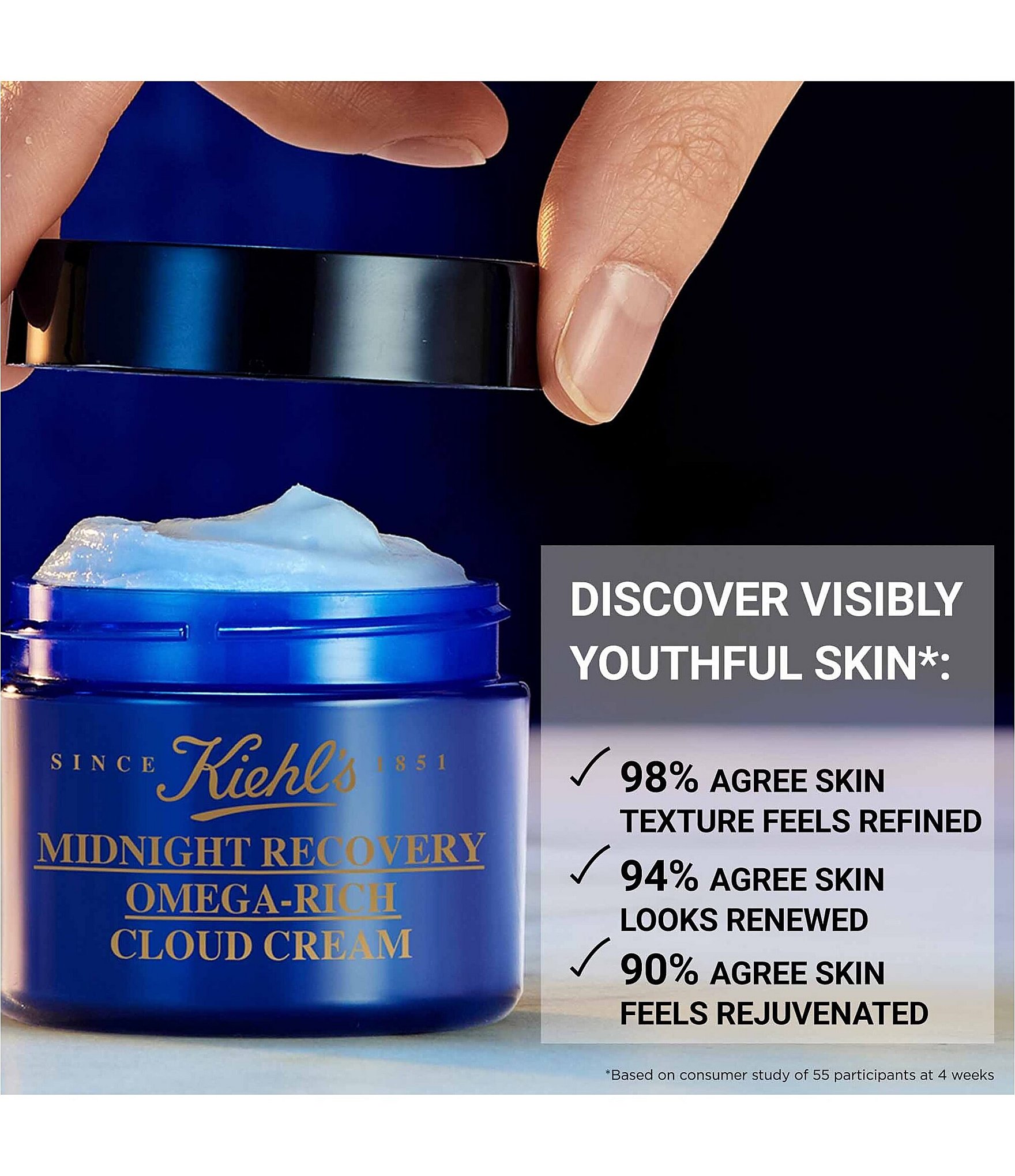 Kiehl's Since 1851 Midnight Recovery Omega Rich Botanical Night Cloud Cream