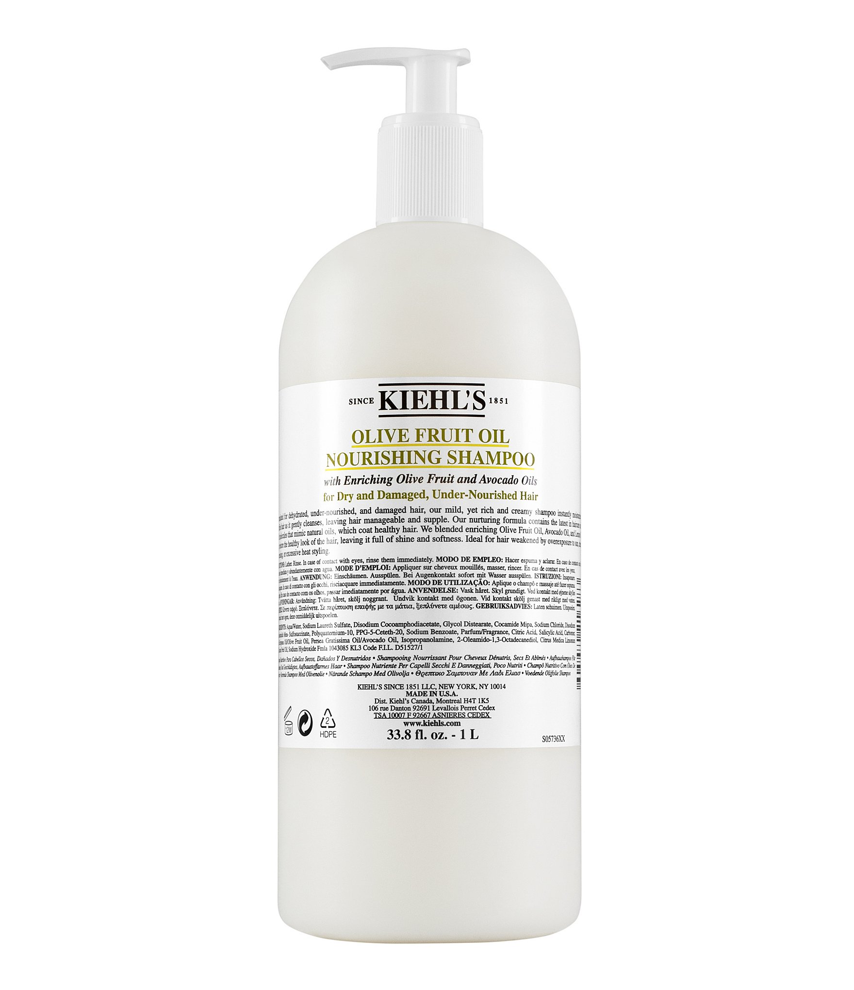 krog Er velkendte retfærdig Kiehl's Since 1851 Olive Fruit Oil Nourishing Shampoo | Dillard's