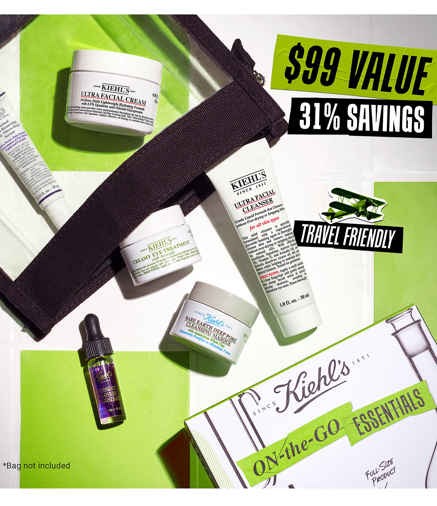 Kiehl's Since 1851 On the Go Essentials Set