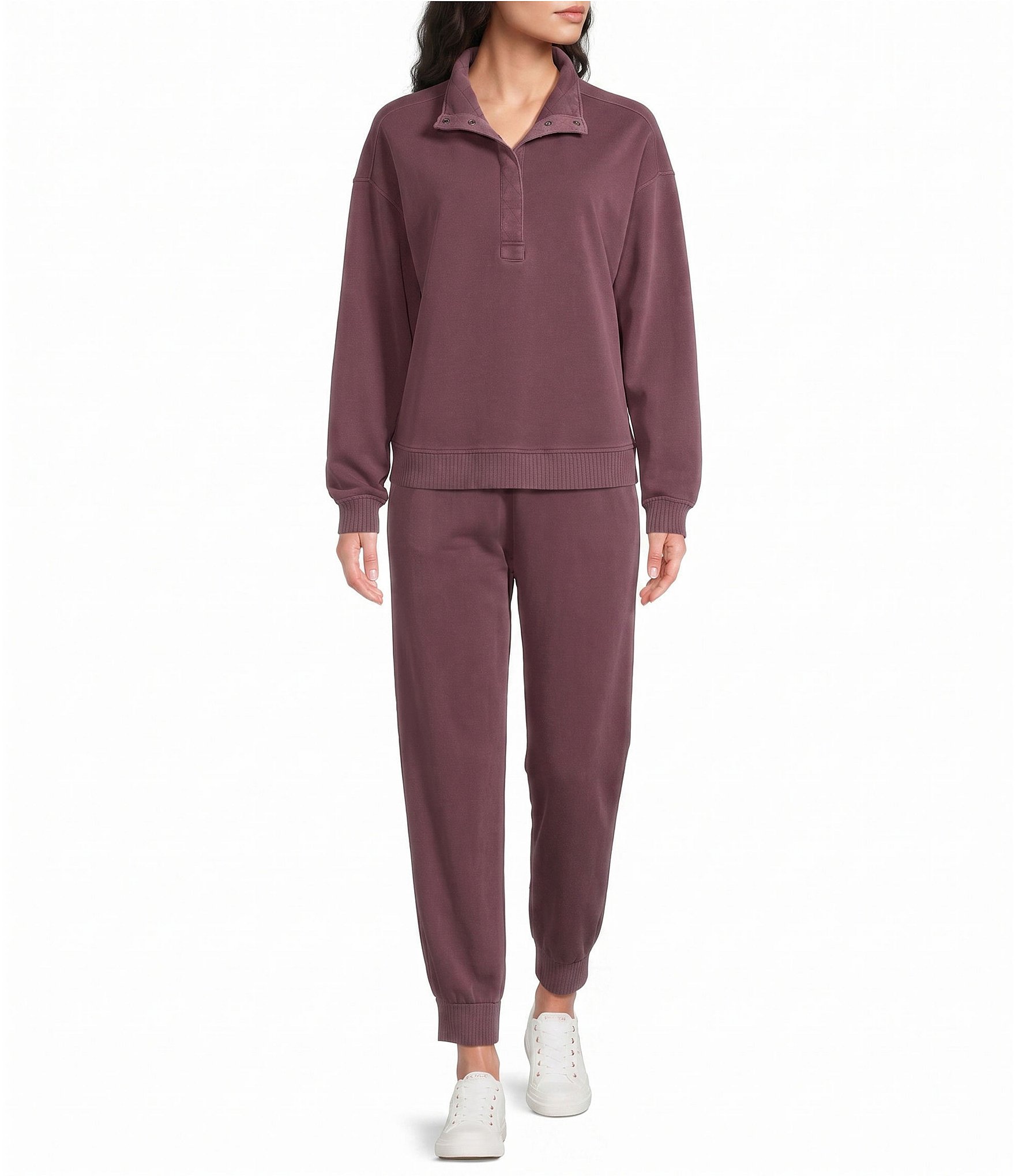 Kinesis Oversized Henley Long Sleeve Pullover