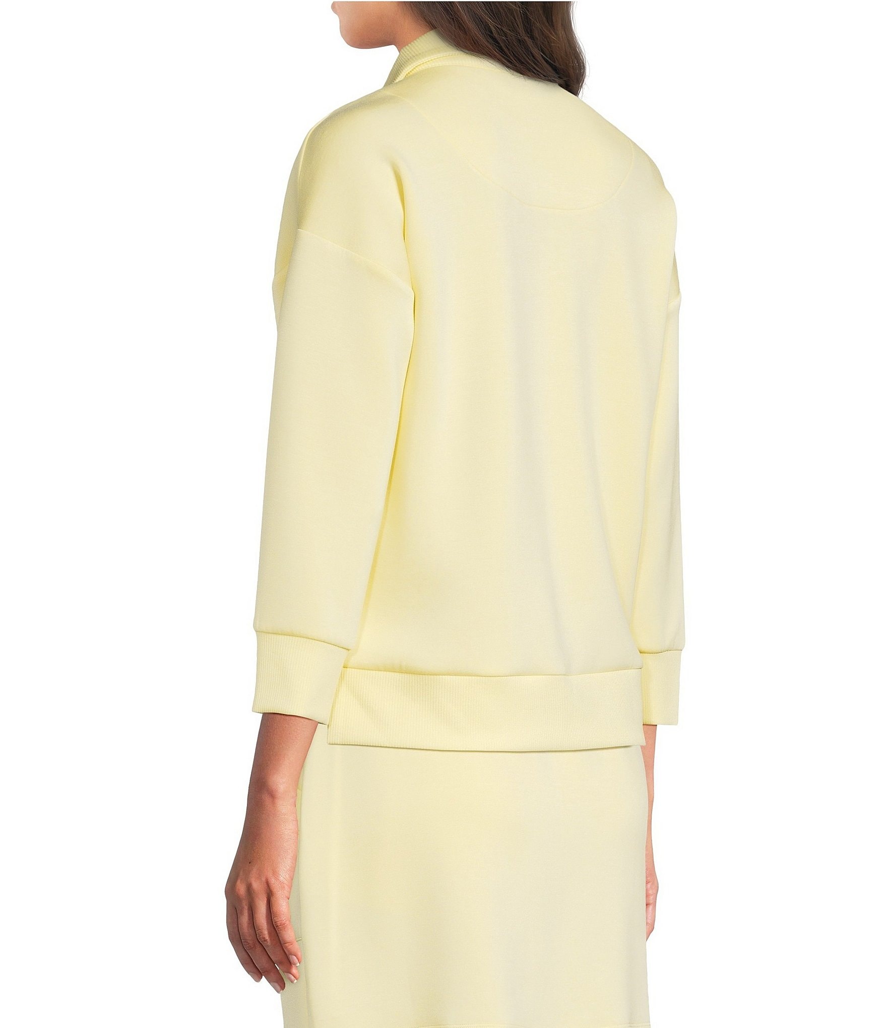 Kinesis Quarter-Zip Mock Neck 3/4 Sleeve Coordinating Pullover