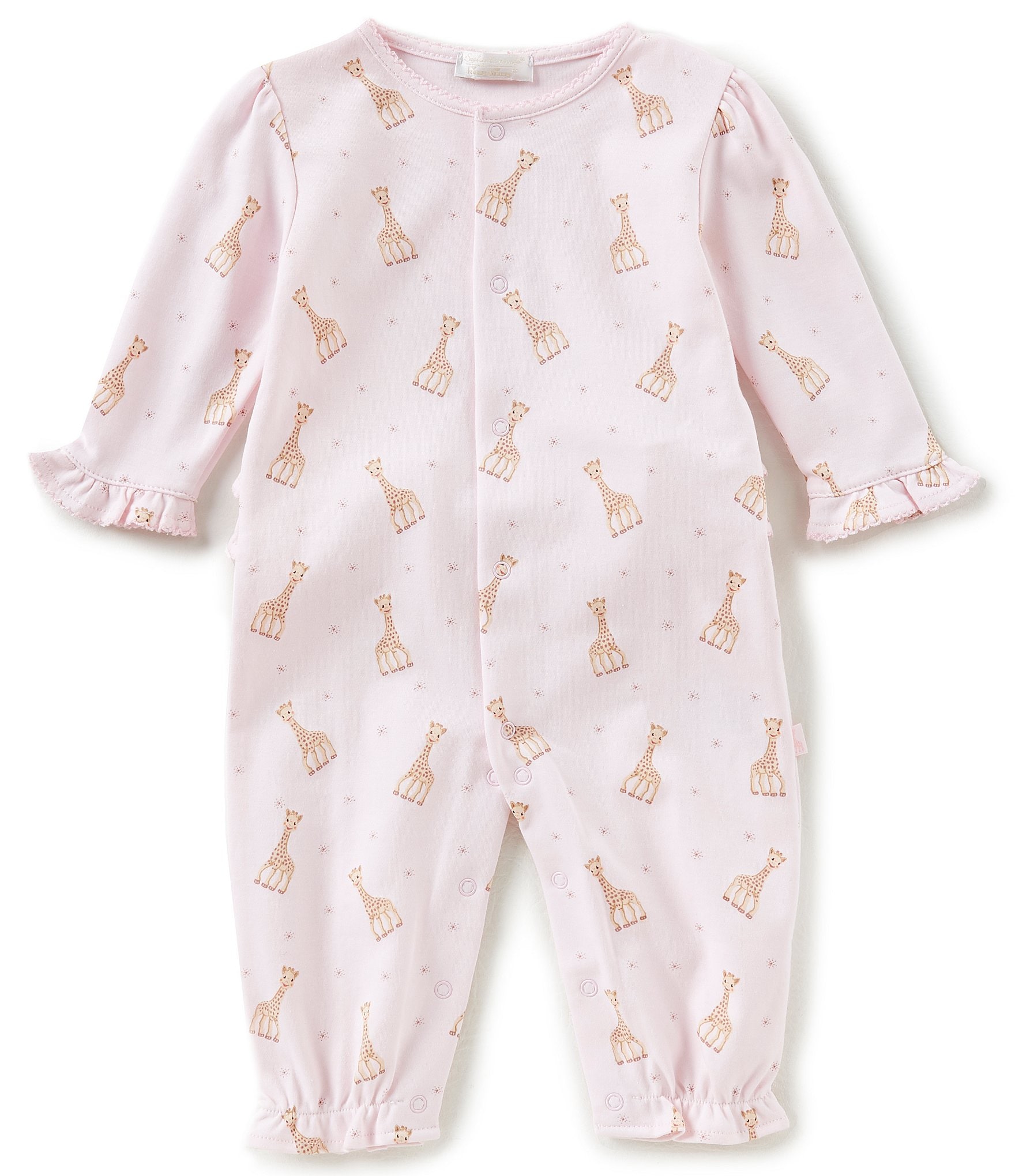 Sophie La Girafe Baby Girls White & Pink T-Shirt Set