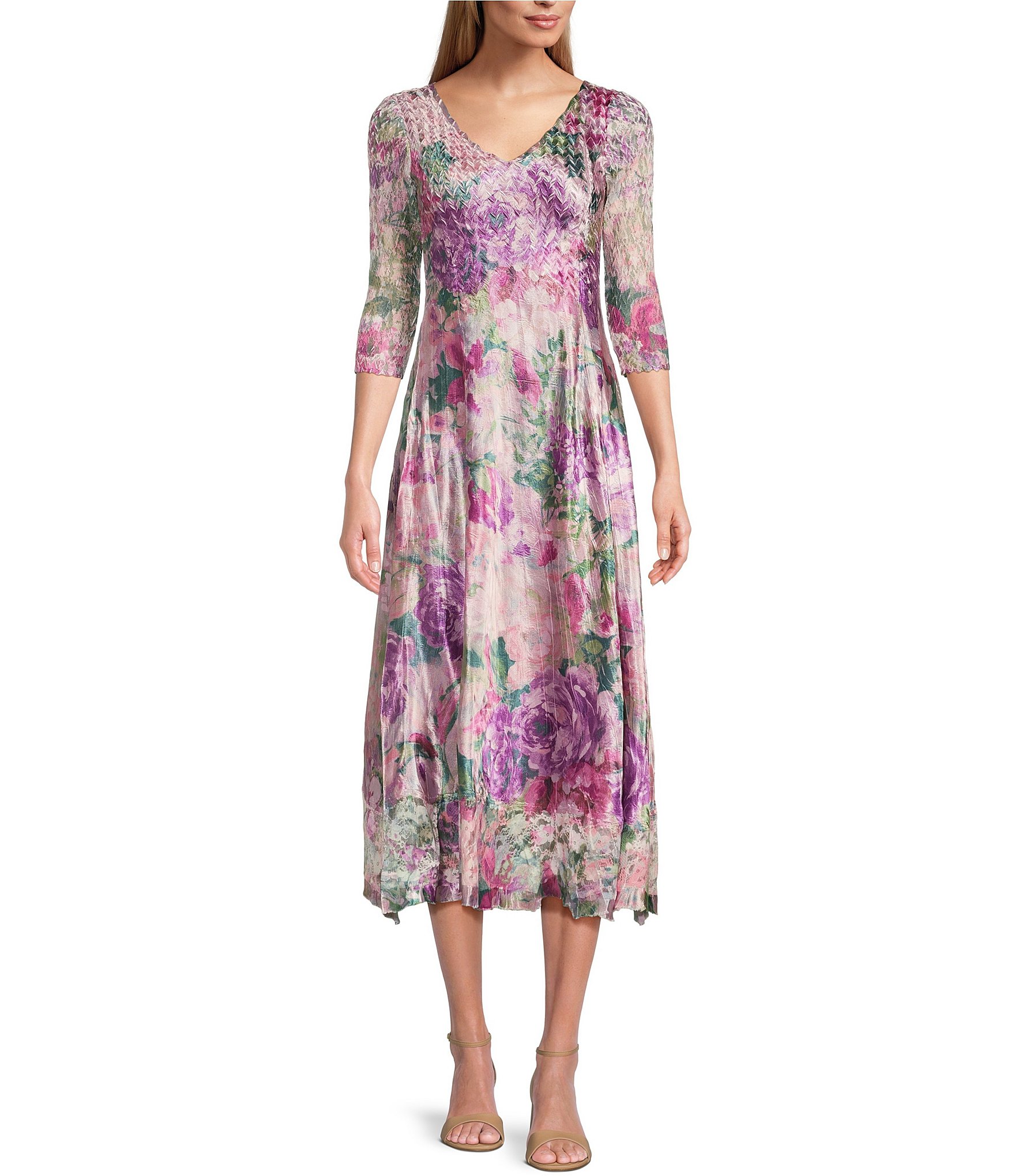 アパルトモンドゥージーエムクラスFlower Print Madam Dress