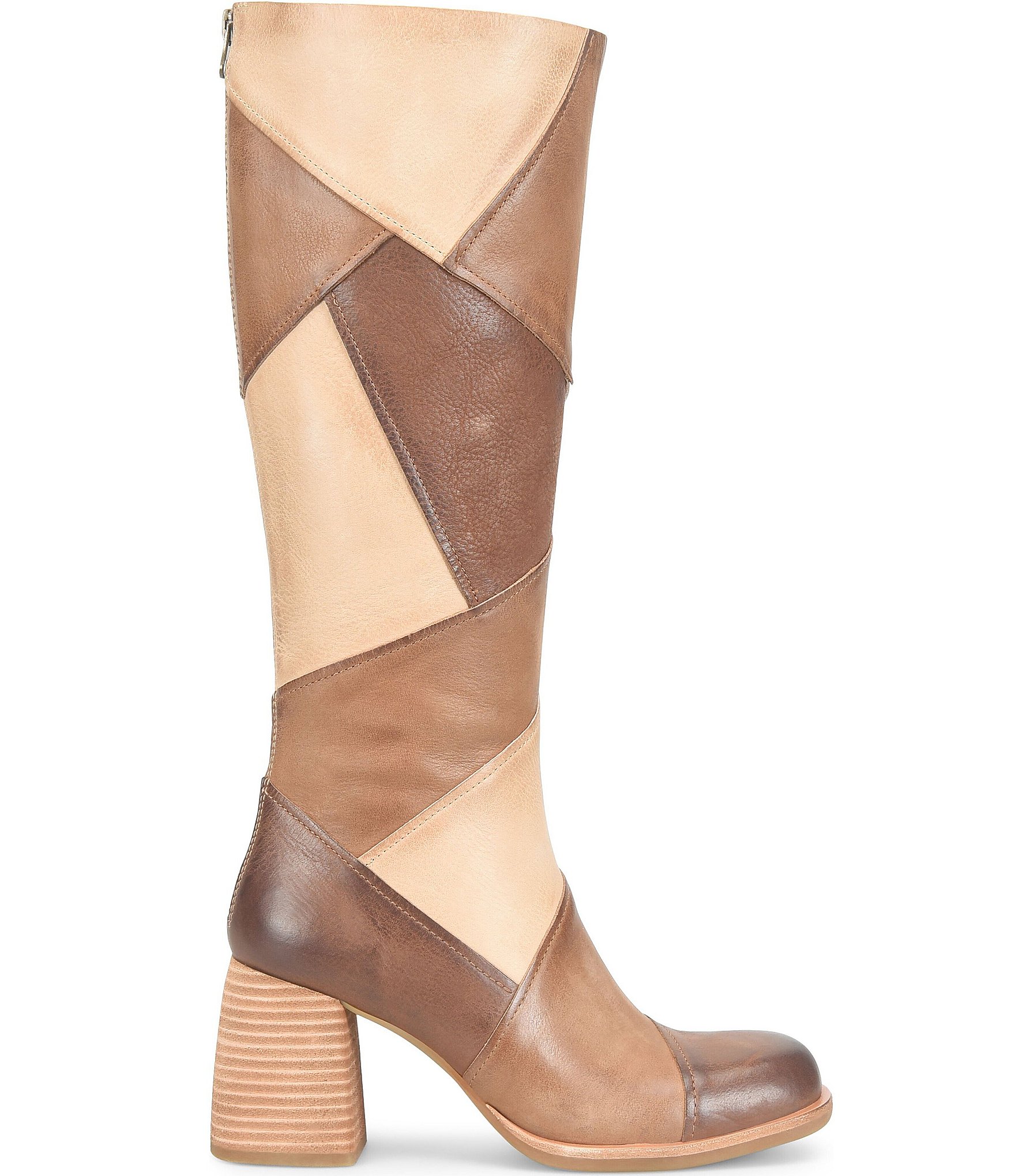 Kork-Ease Asbee Patchwork Leather Tall Boots