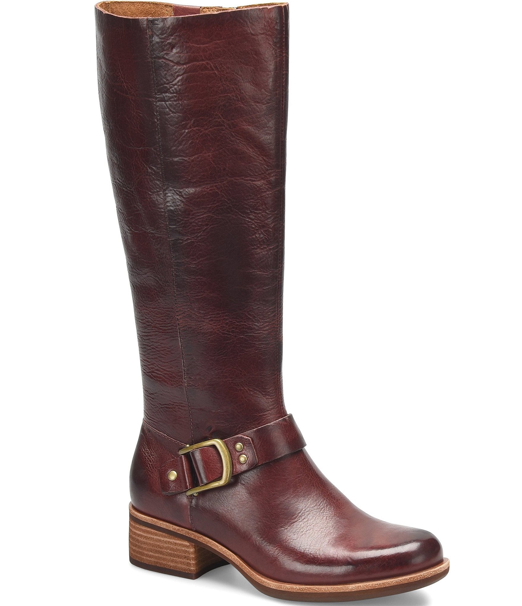 burgundy Women s Tall Knee High Boots Dillard s