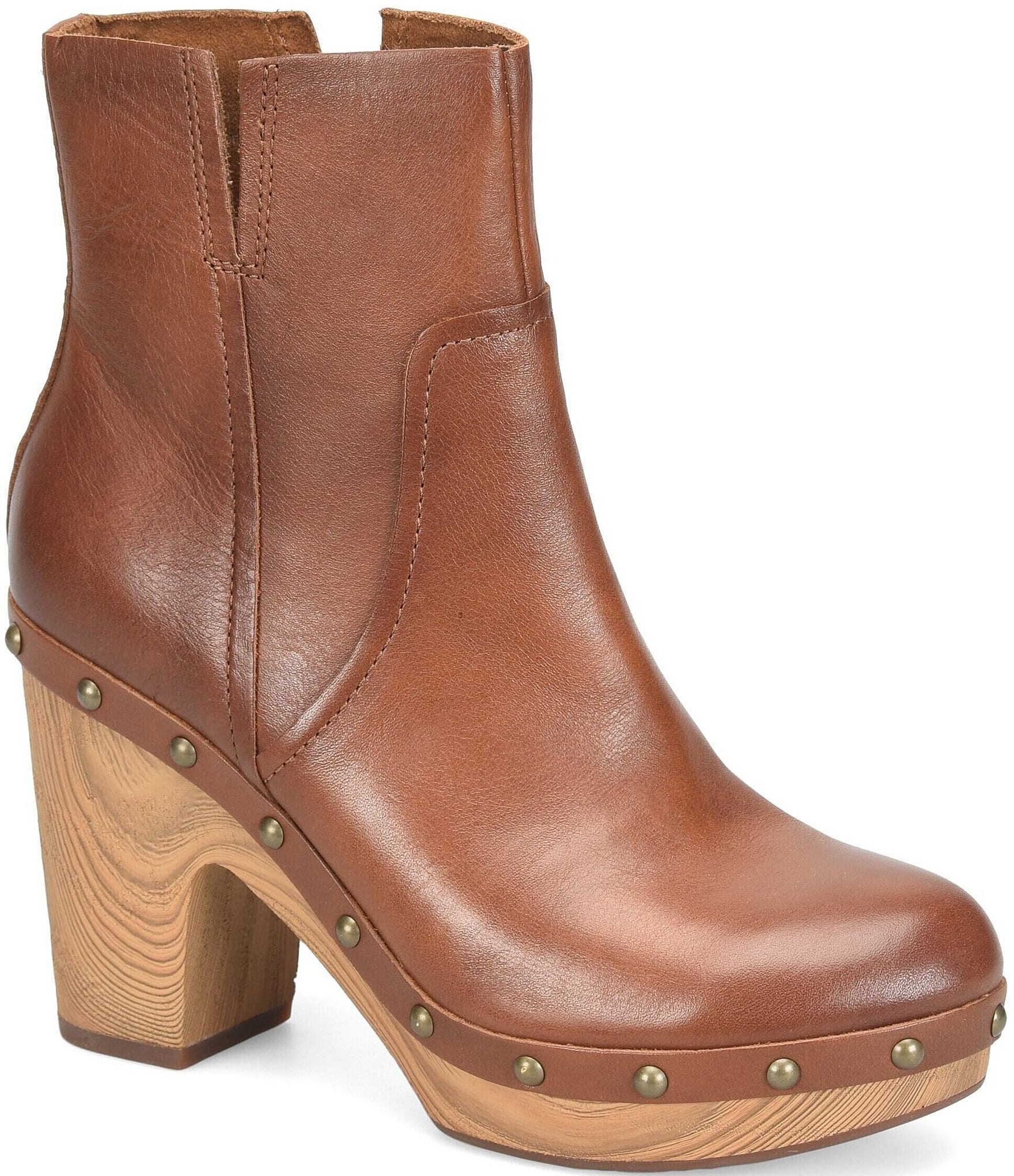 Kork-Ease Deegan Leather Studded Booties