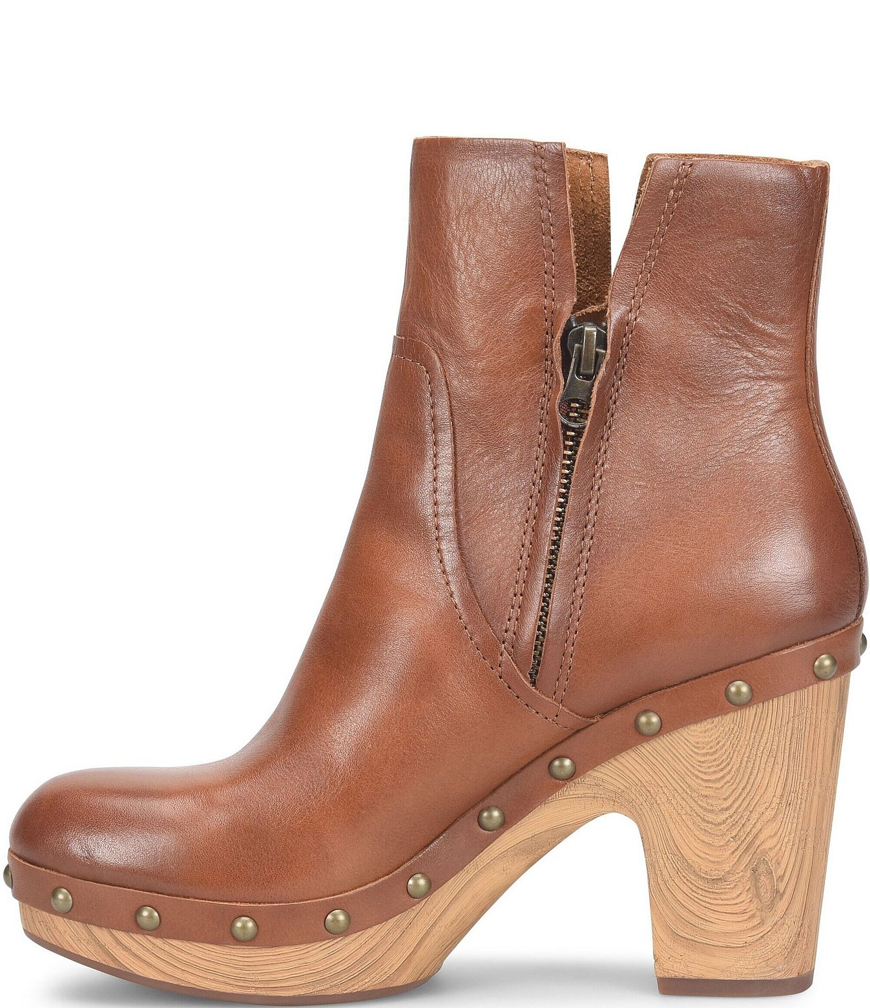 Kork-Ease Deegan Leather Studded Booties