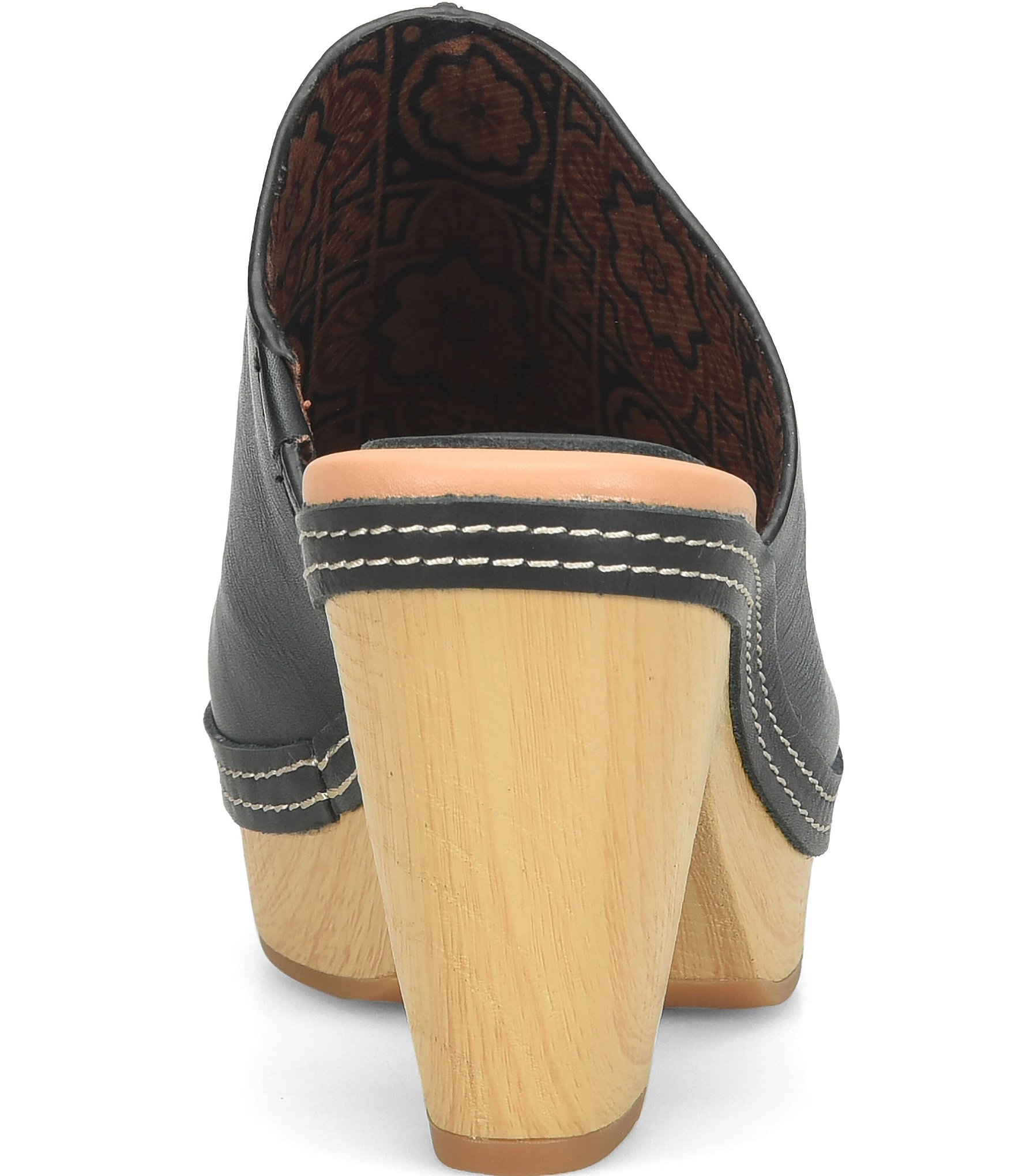Kork-Ease Gwendolyn Leather Artisan Stitched Clogs