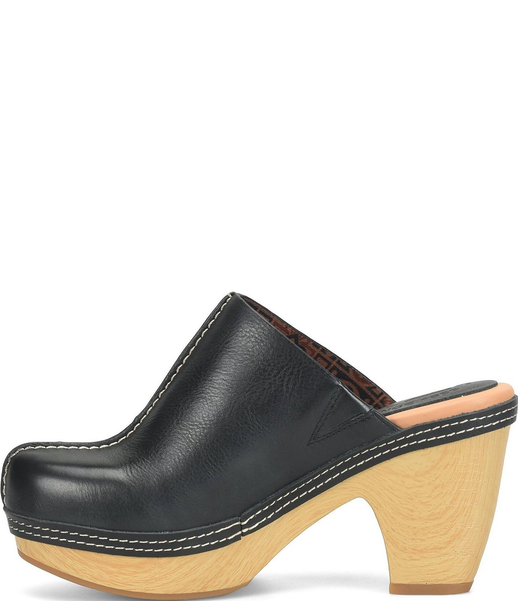 Kork-Ease Gwendolyn Leather Artisan Stitched Clogs