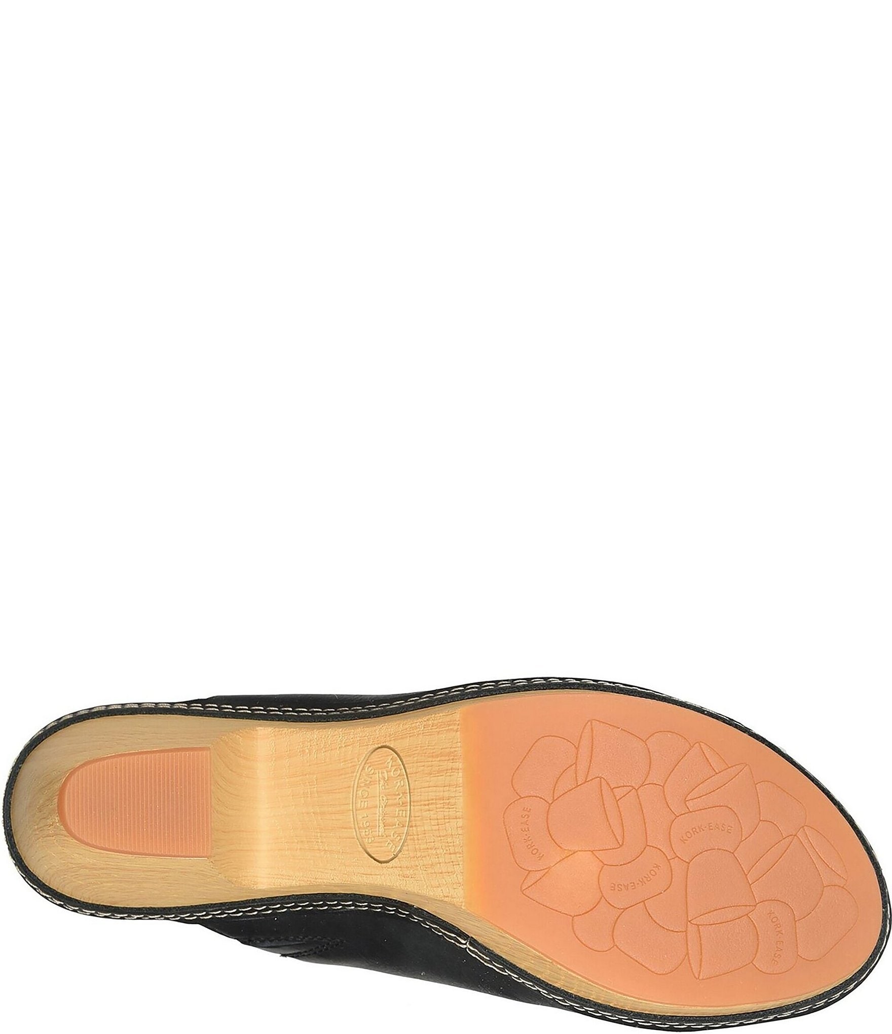 Kork-Ease Gwendolyn Leather Artisan Stitched Clogs